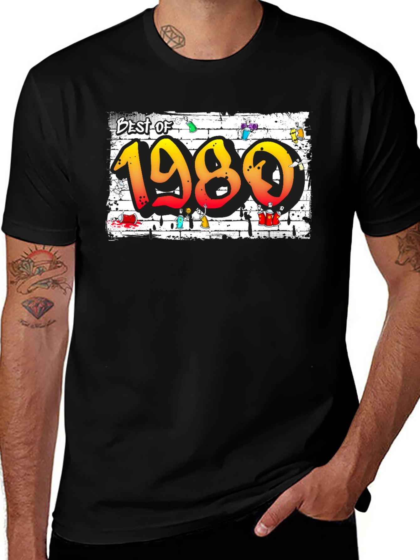Best of 1980 Graphic Tee - Retro Style