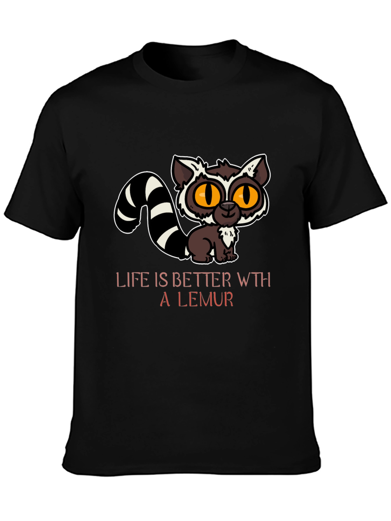 Cute Lemur Graphic T-Shirt
