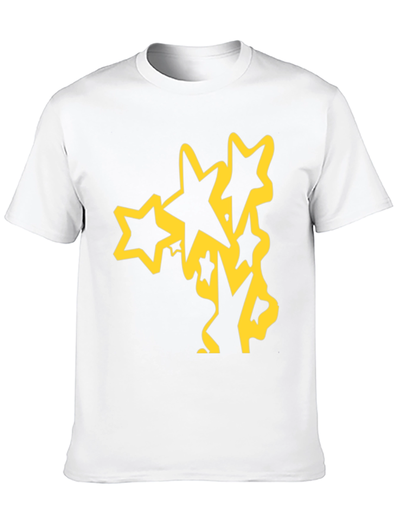 Stars Graphic Black T-Shirt