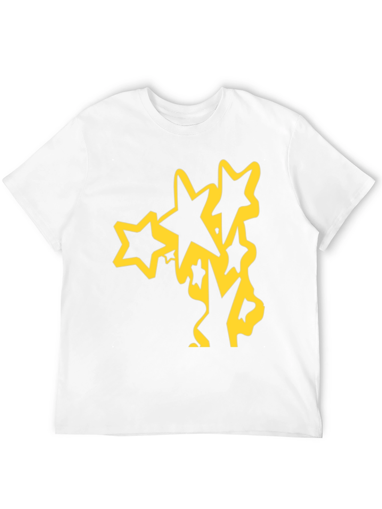 Stars Graphic Black T-Shirt