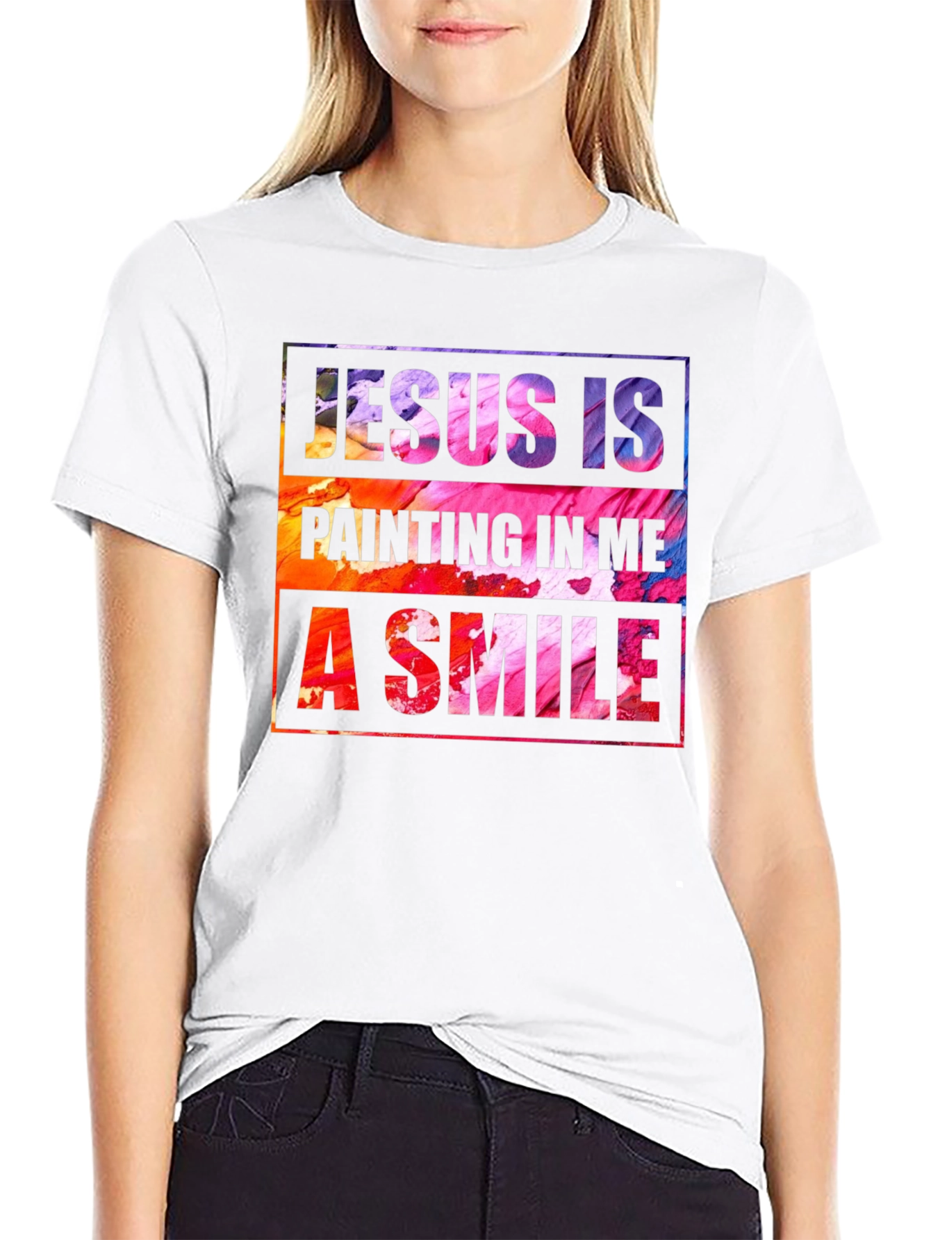 Jesus is Painting Me a Smile T-Shirt