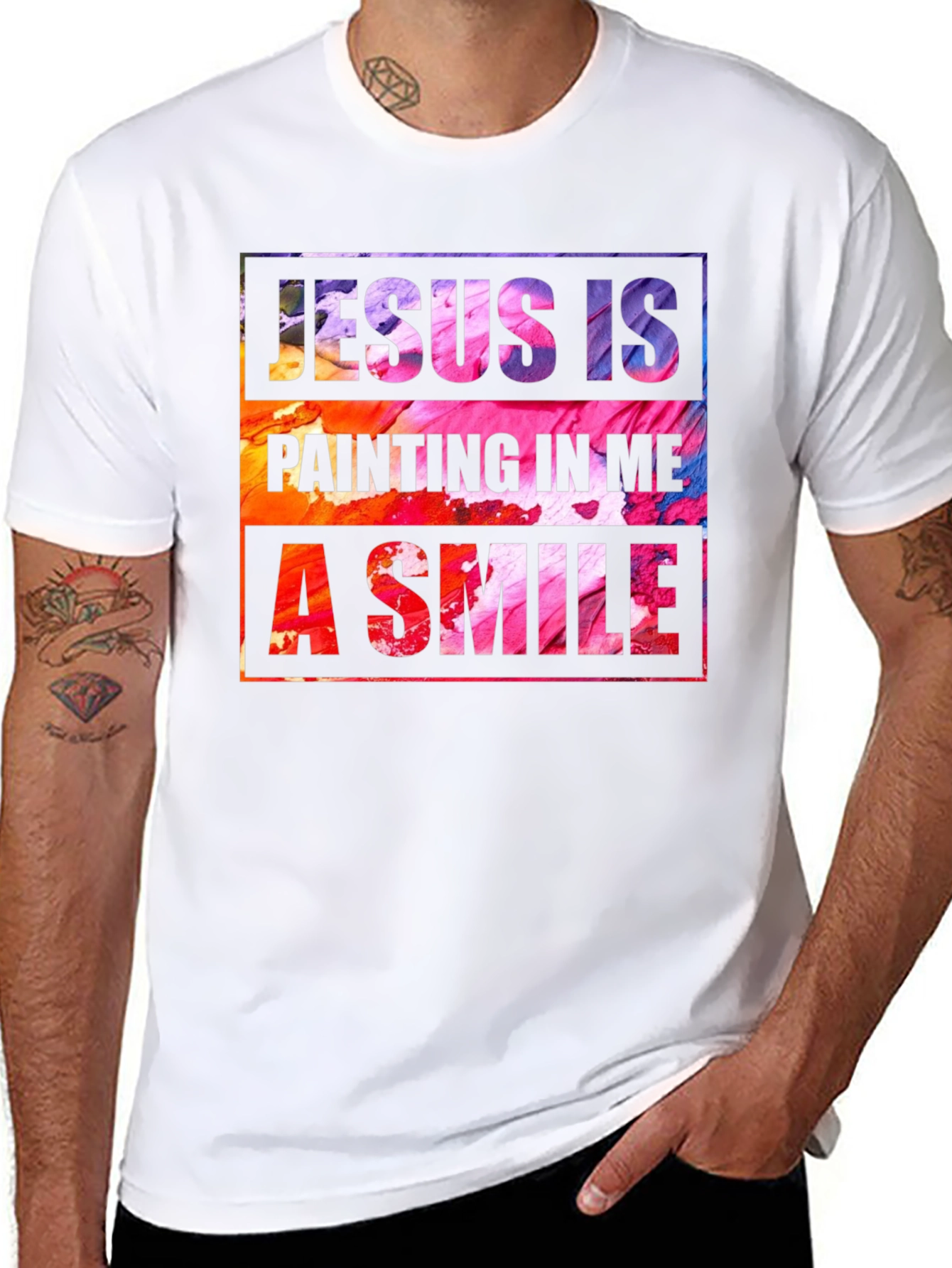 Jesus is Painting Me a Smile T-Shirt
