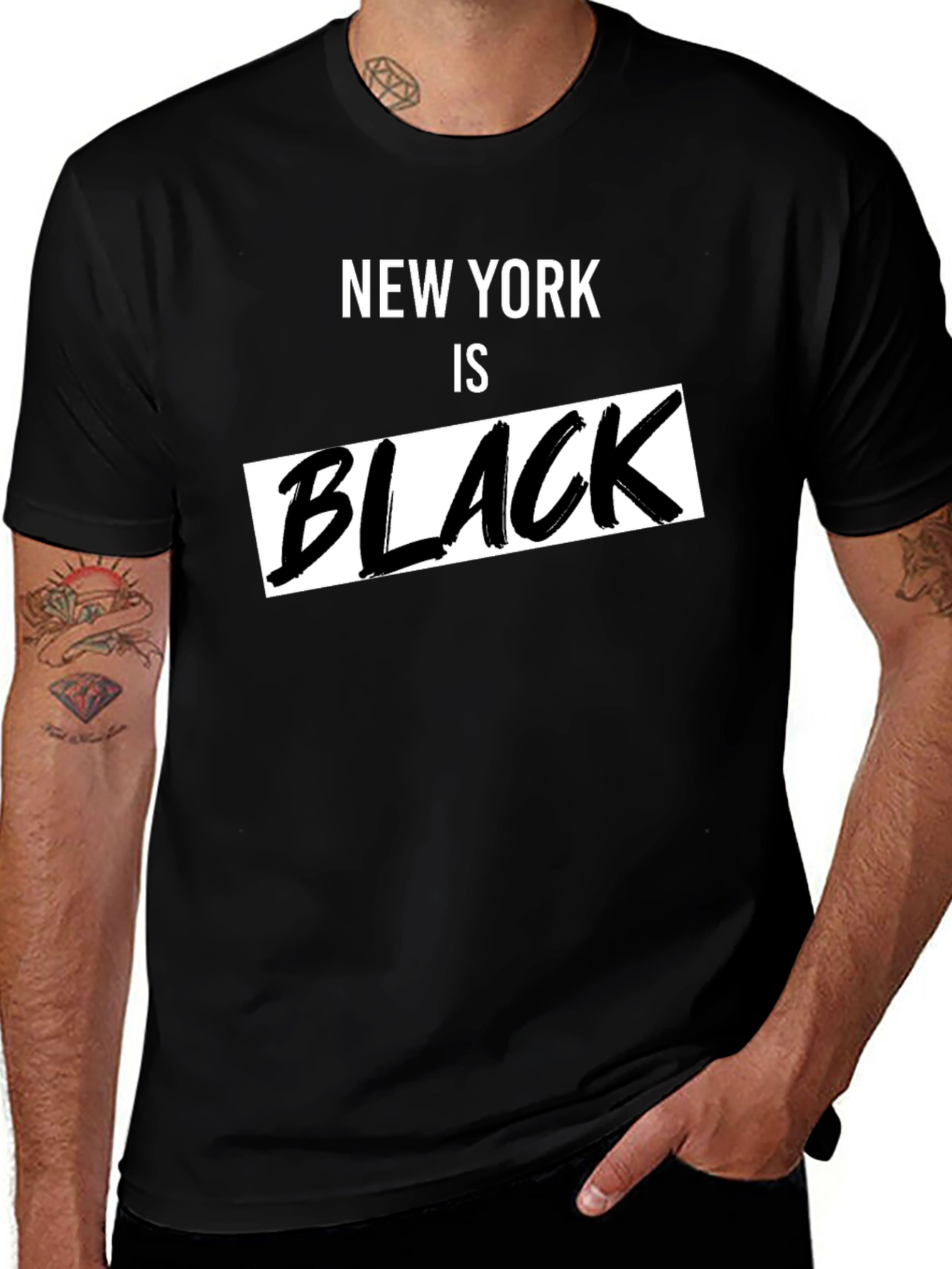 New York is Black Graphic Tee