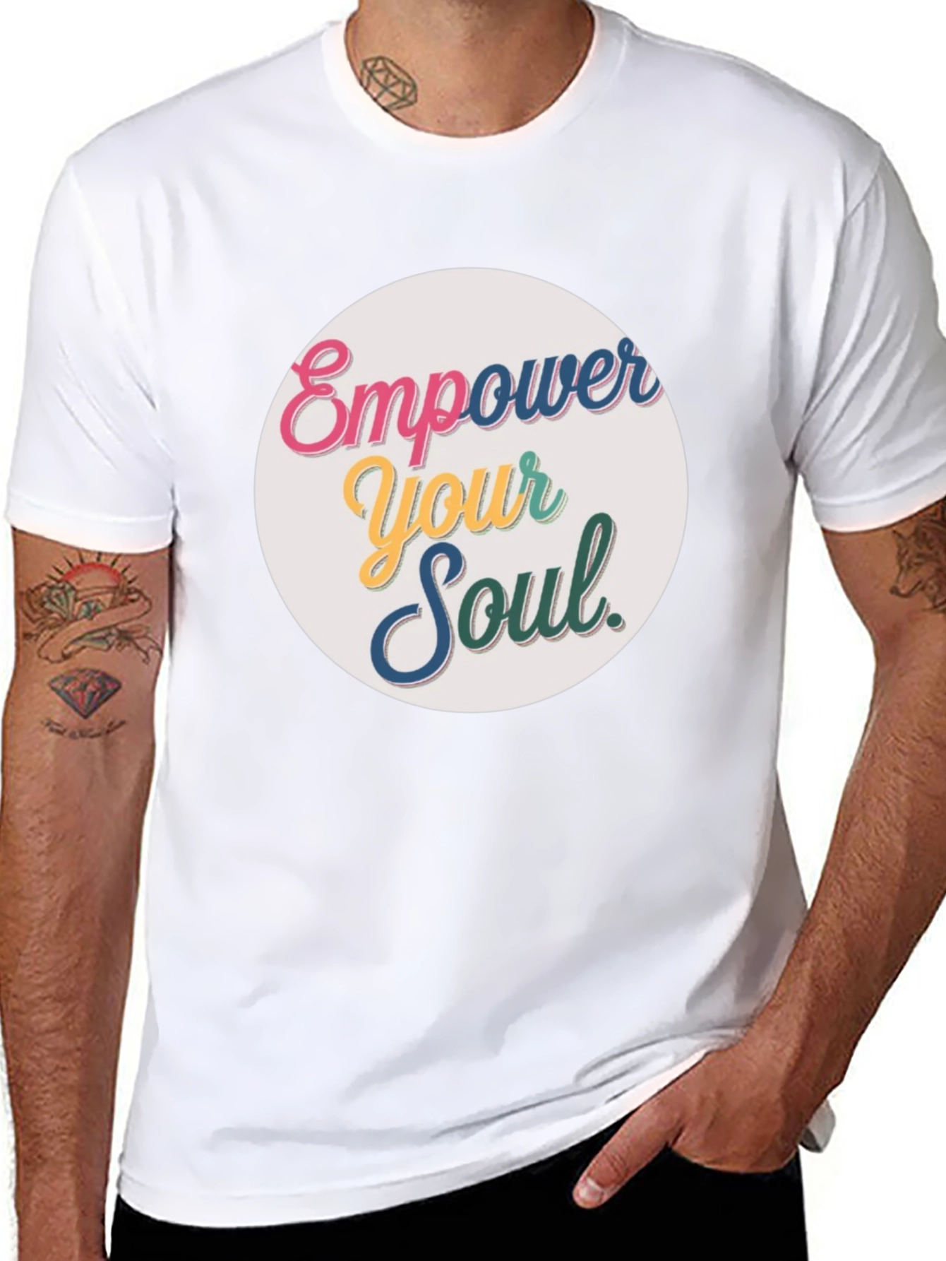 Empower Your Soul Graphic Tee - Black