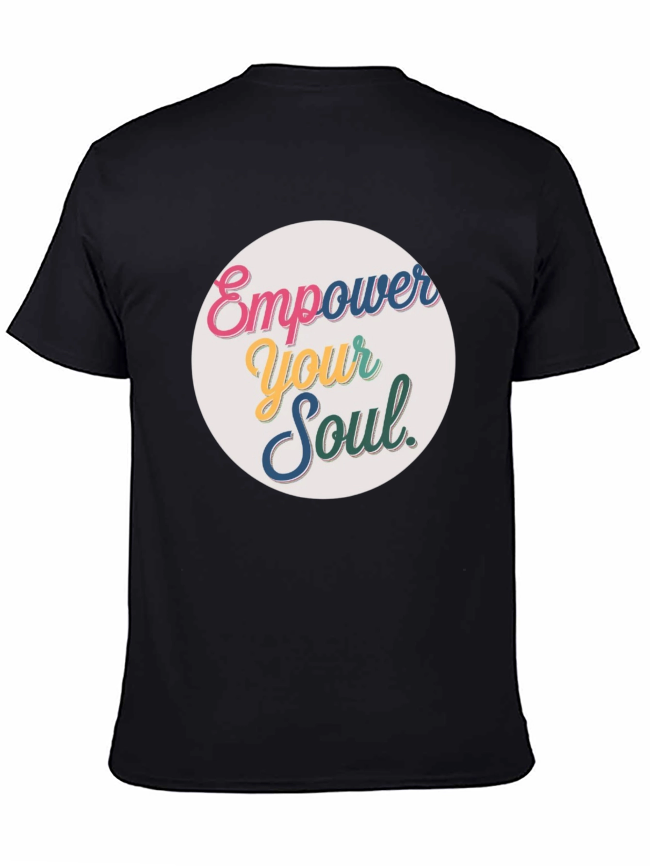 Empower Your Soul Graphic Tee - Black