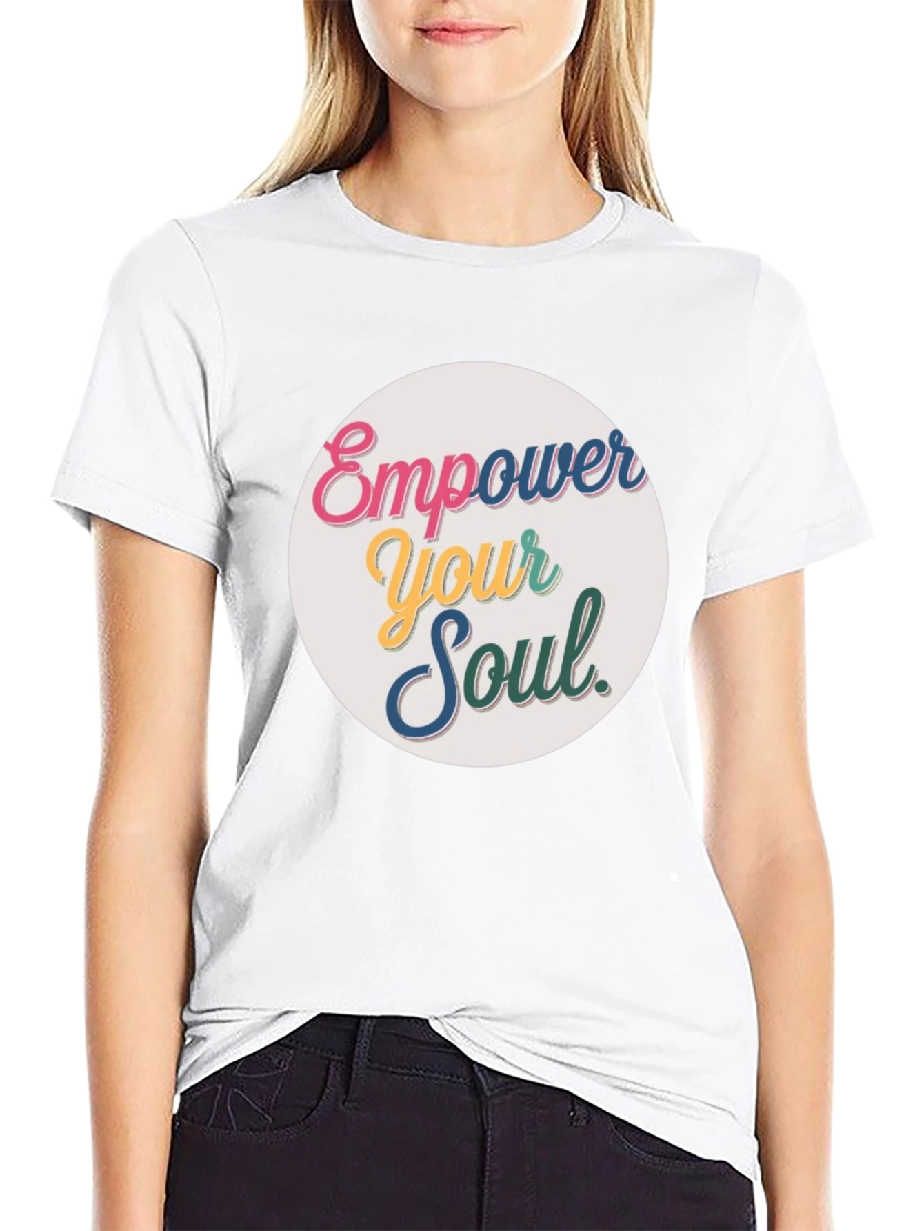 Empower Your Soul Graphic Tee - Black