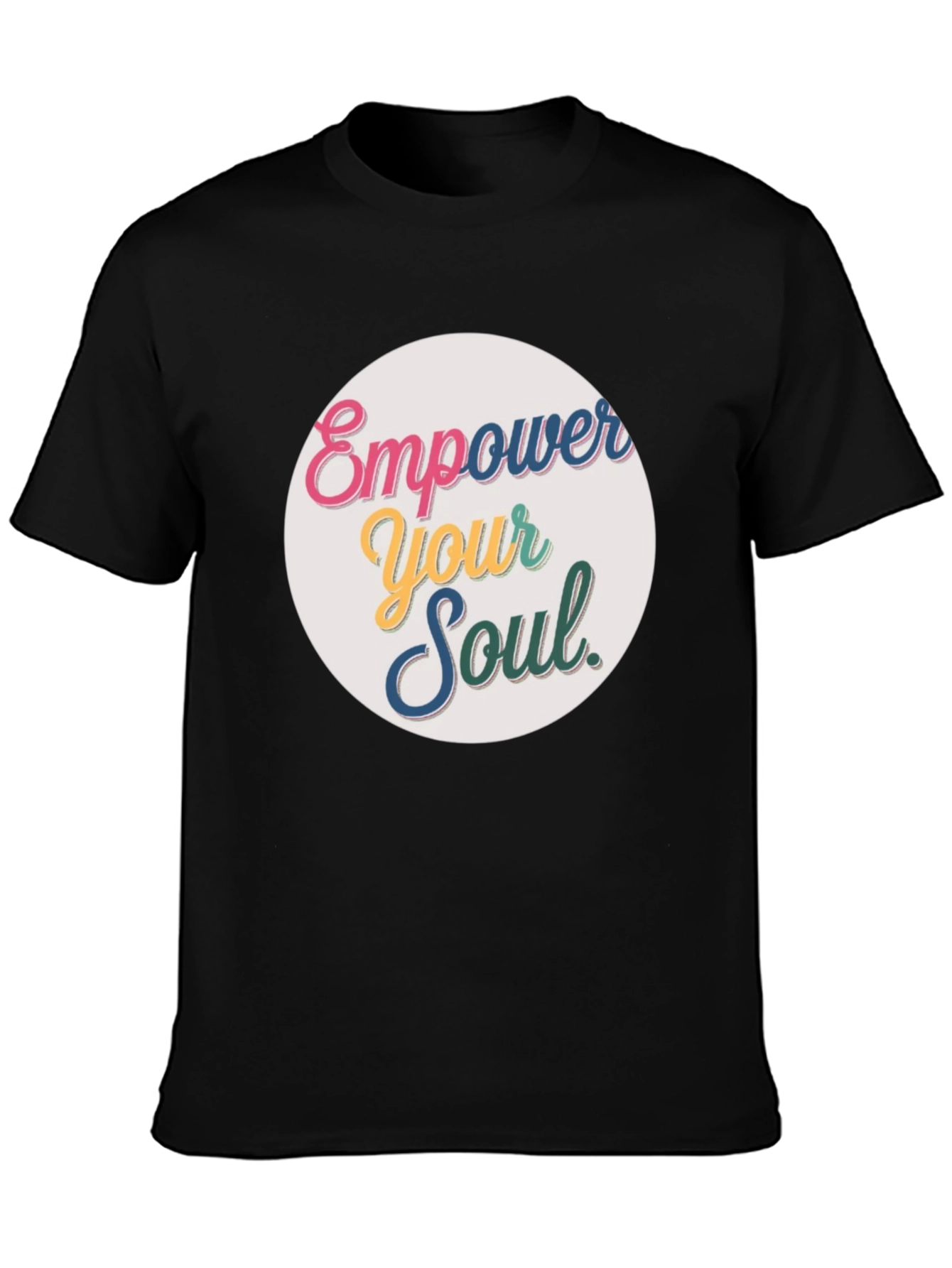 Empower Your Soul Graphic Tee - Black
