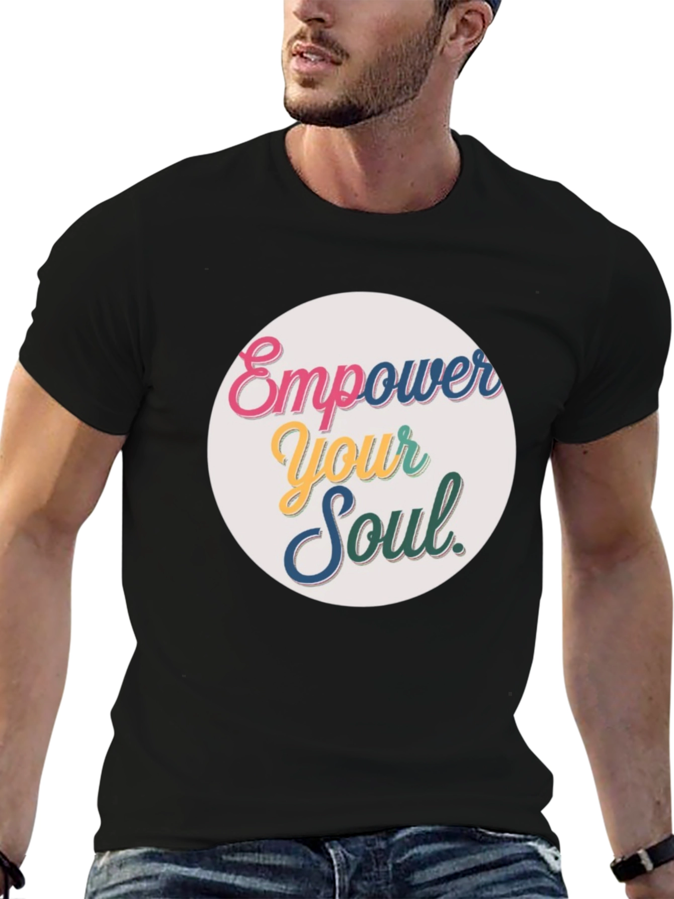 Empower Your Soul Graphic Tee - Black