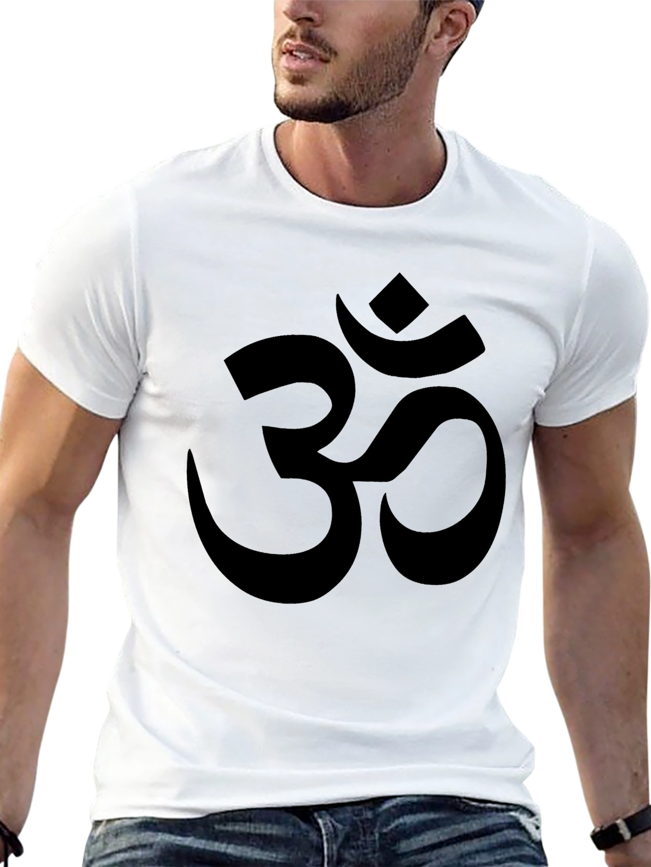 Om Symbol T-Shirt - Black Spiritual Tee