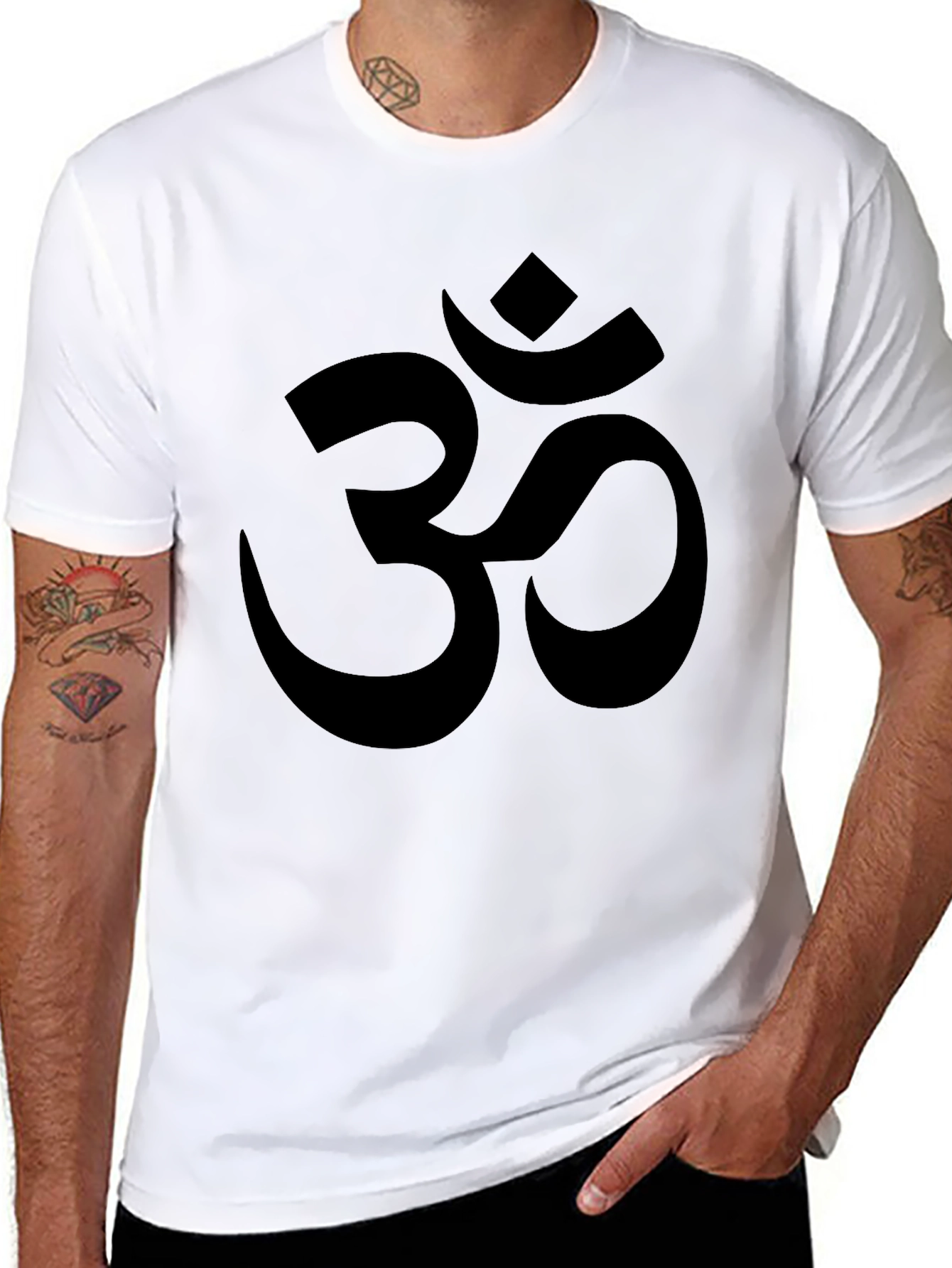 Om Symbol T-Shirt - Black Spiritual Tee