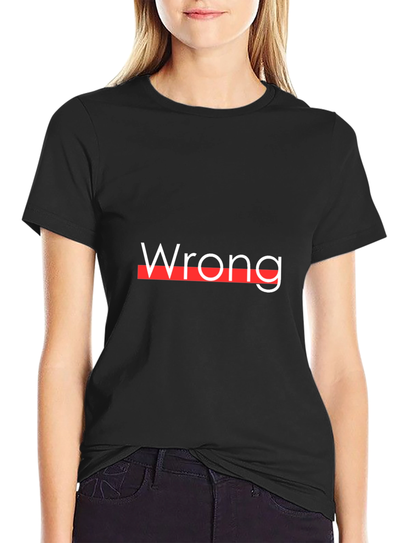 Wrong Graphic T-Shirt - Bold Statement Tee