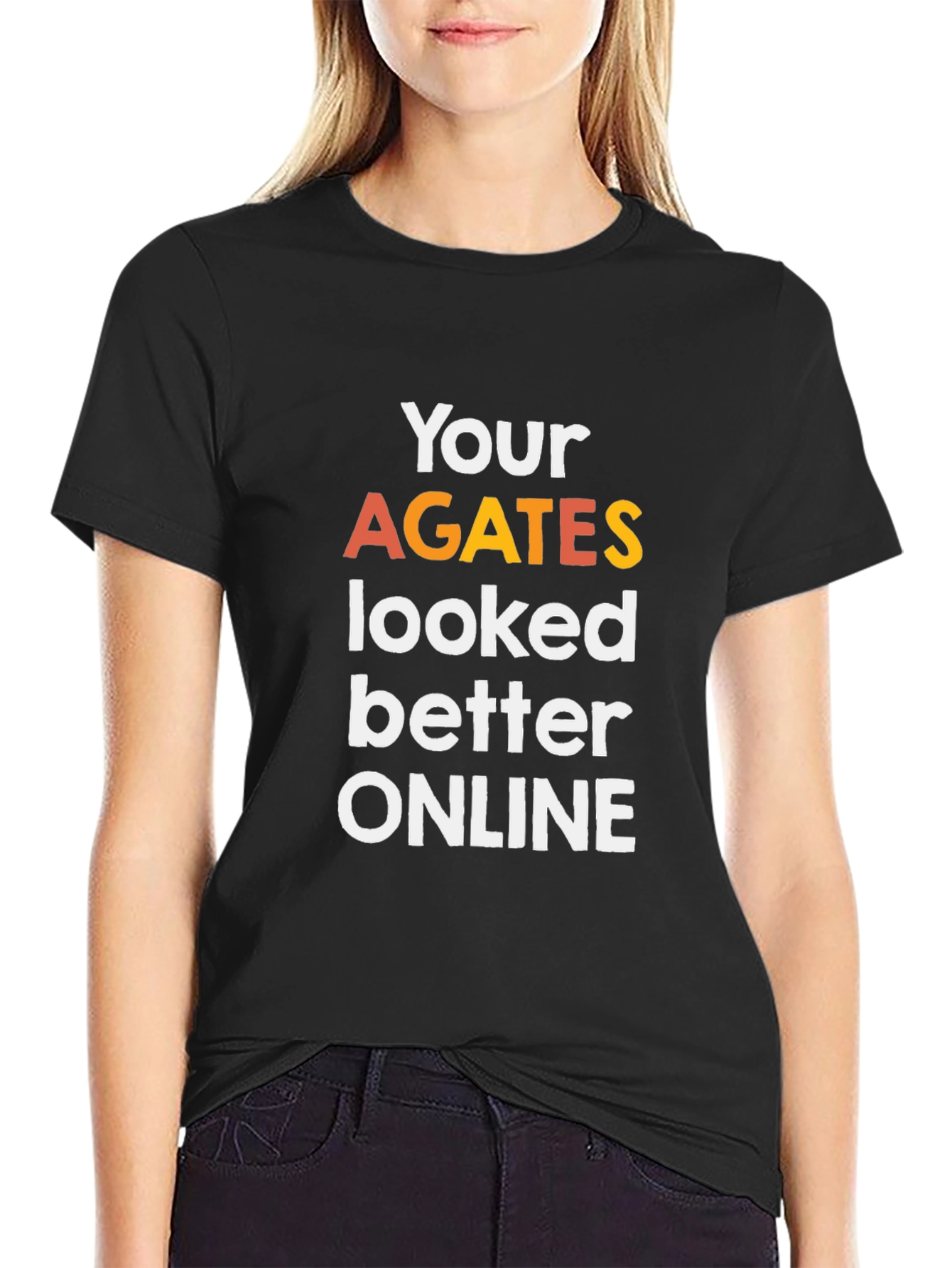Funny Agates Graphic Tee - Sarcastic Humor Shirt