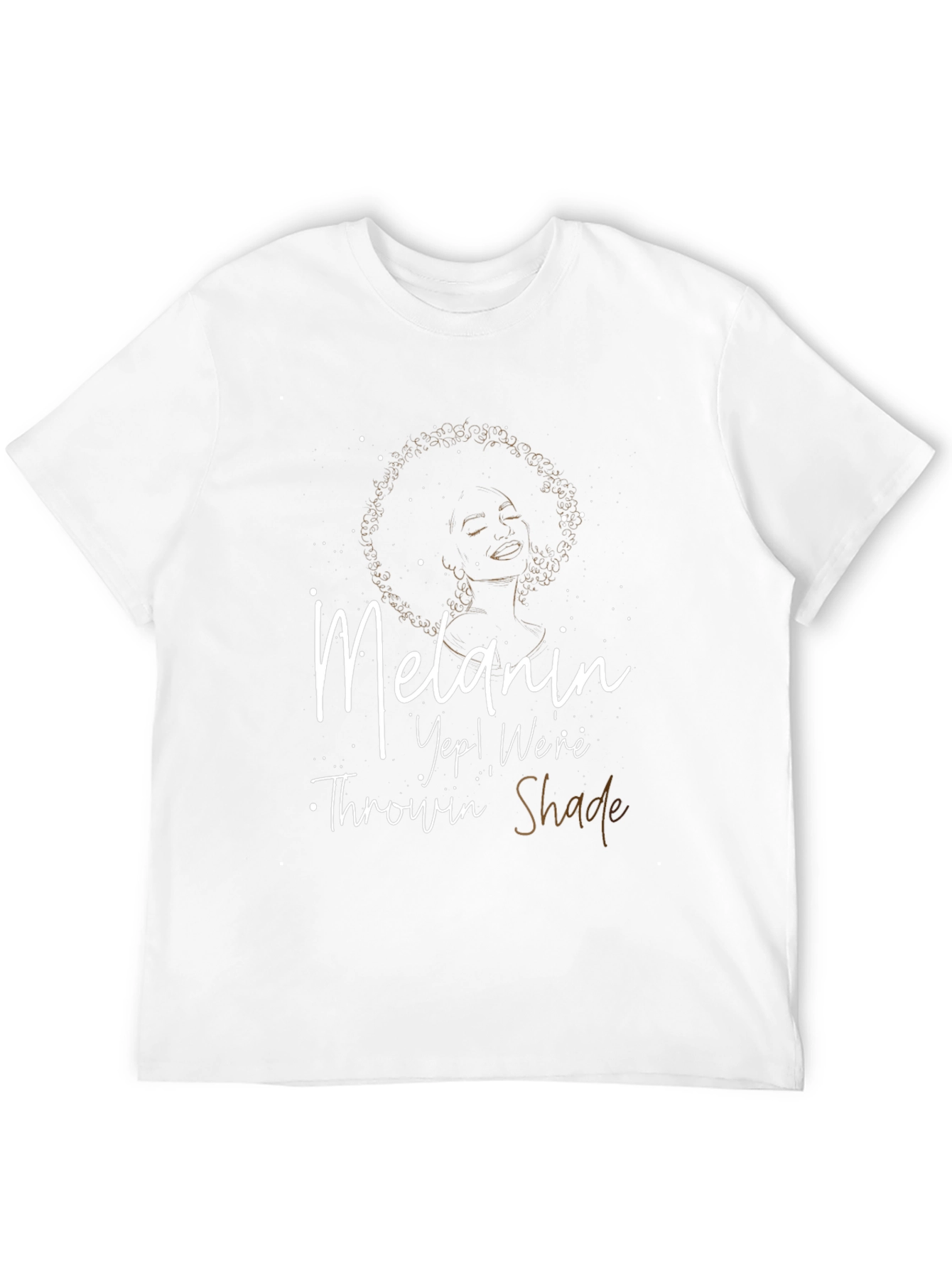 Melanin Throwin Shade Graphic Tee - Black