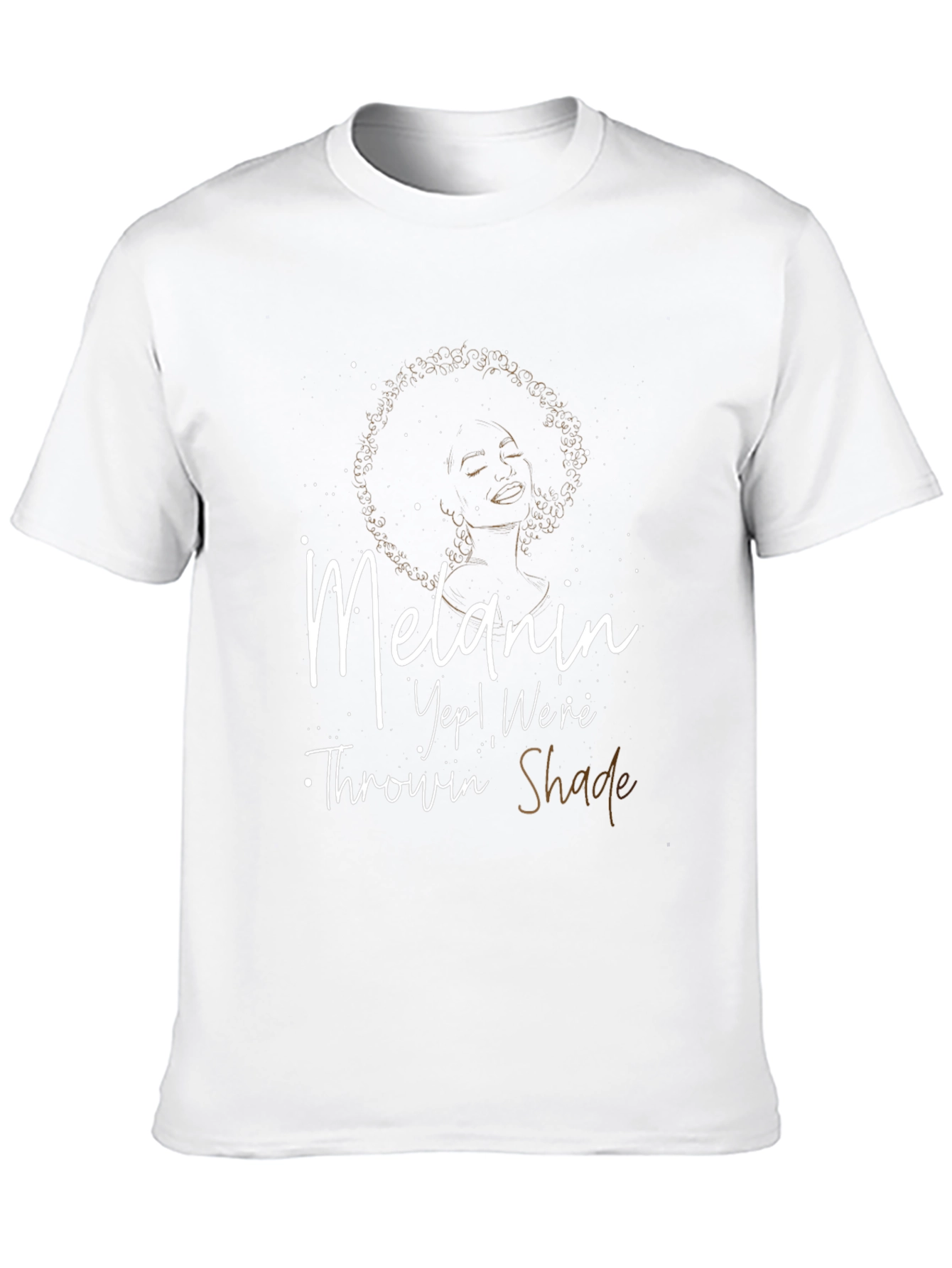 Melanin Throwin Shade Graphic Tee - Black