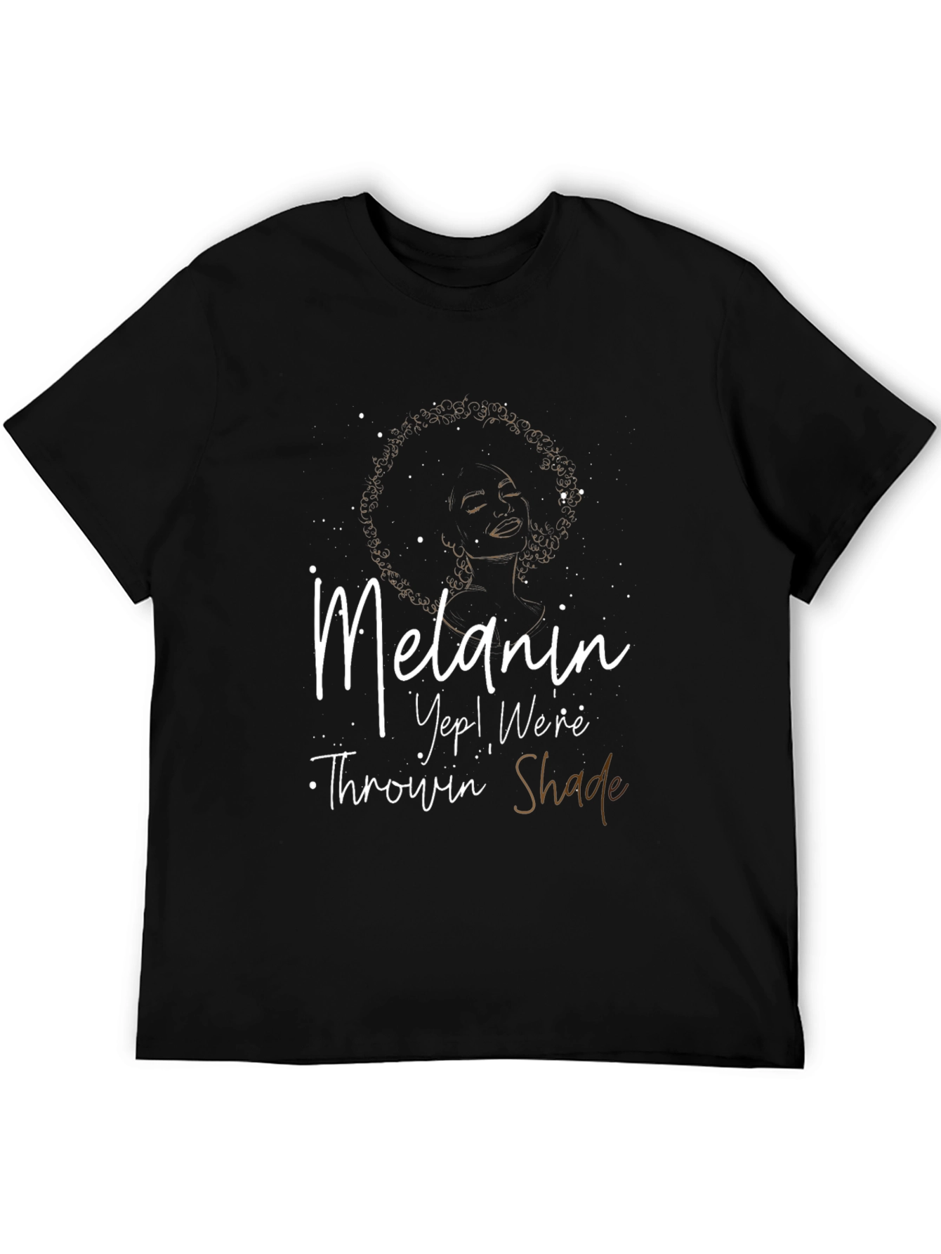 Melanin Throwin Shade Graphic Tee - Black