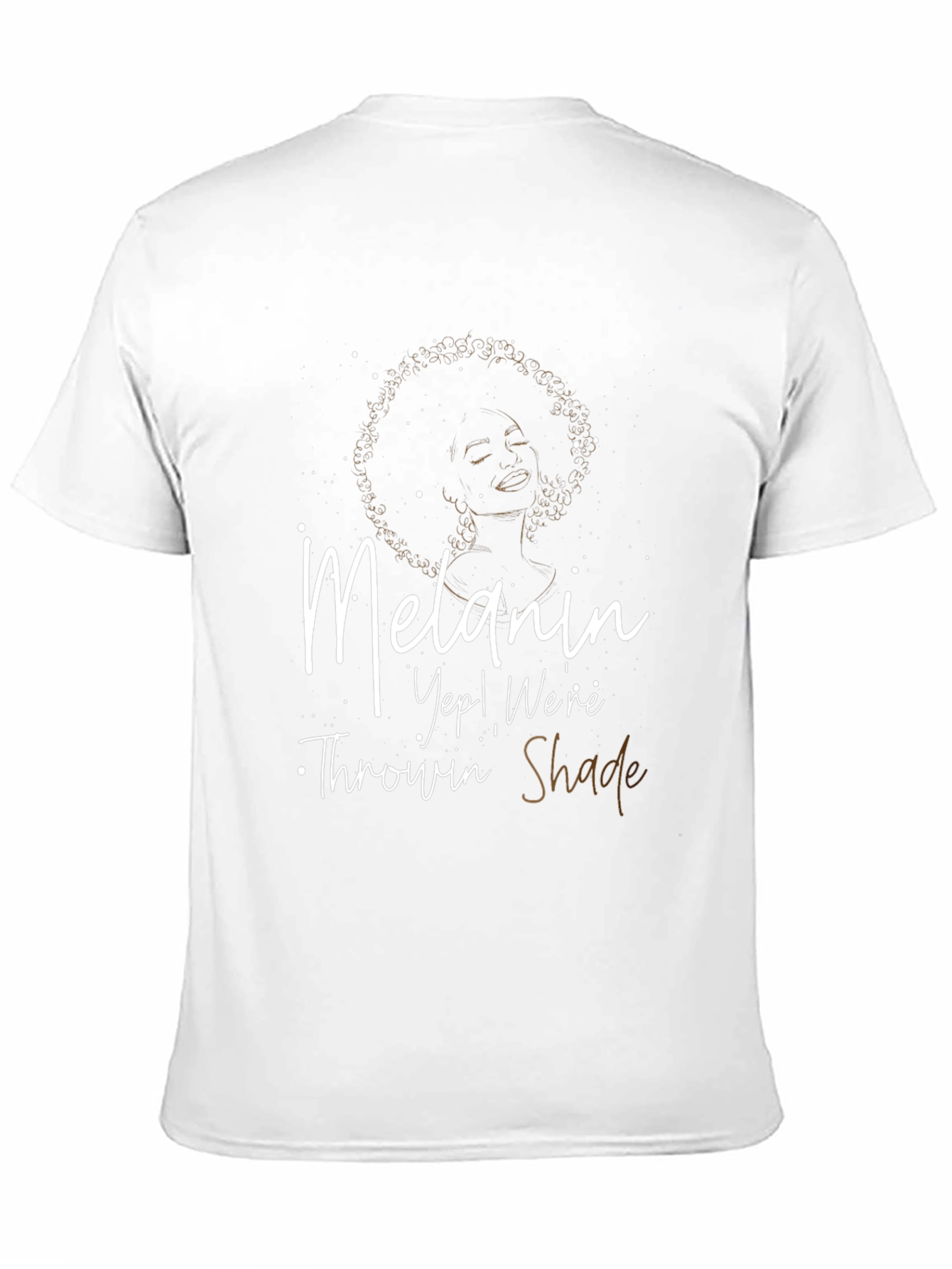 Melanin Throwin Shade Graphic Tee - Black