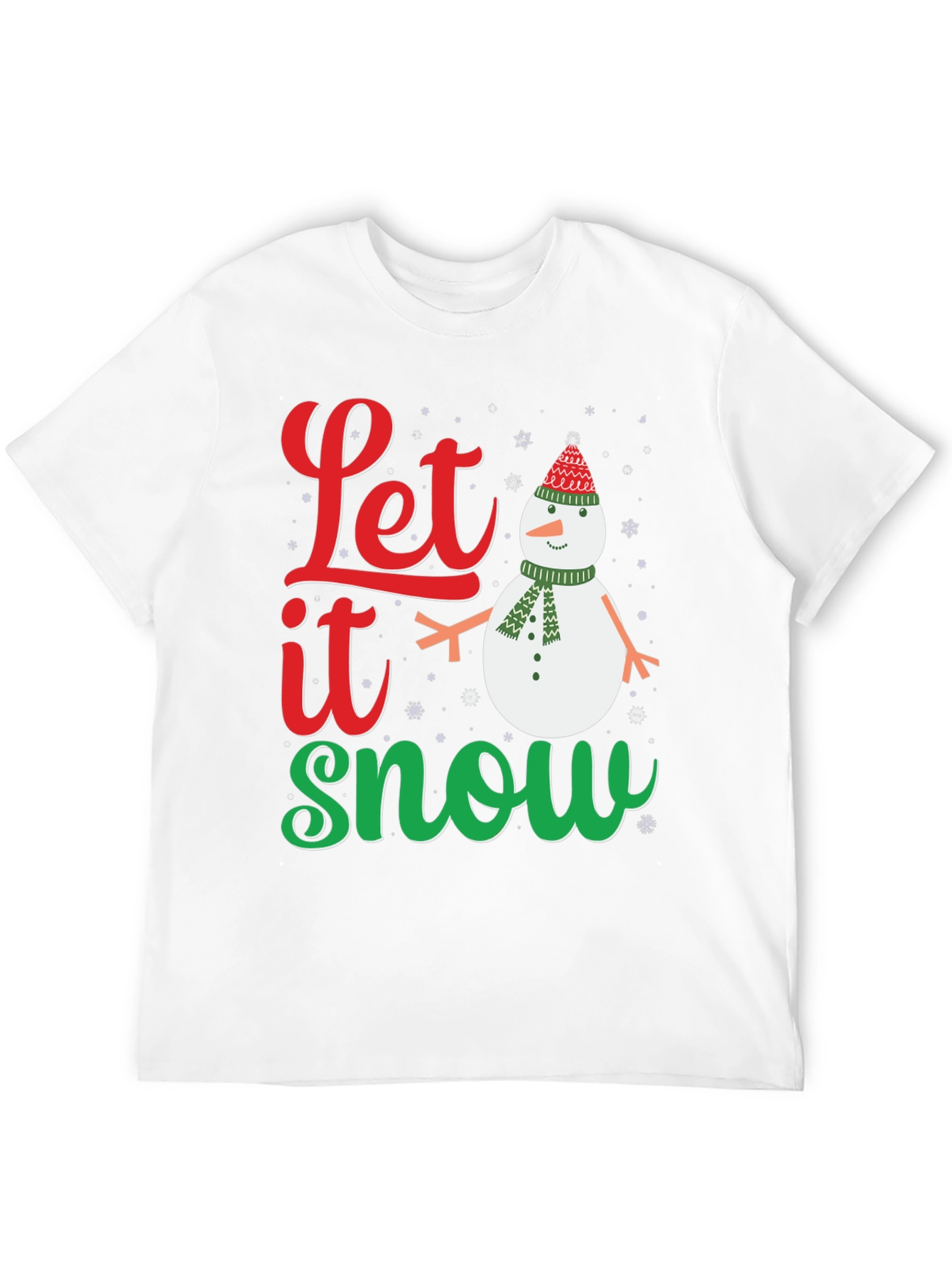 Let it Snow Christmas T-Shirt - Festive Holiday Apparel