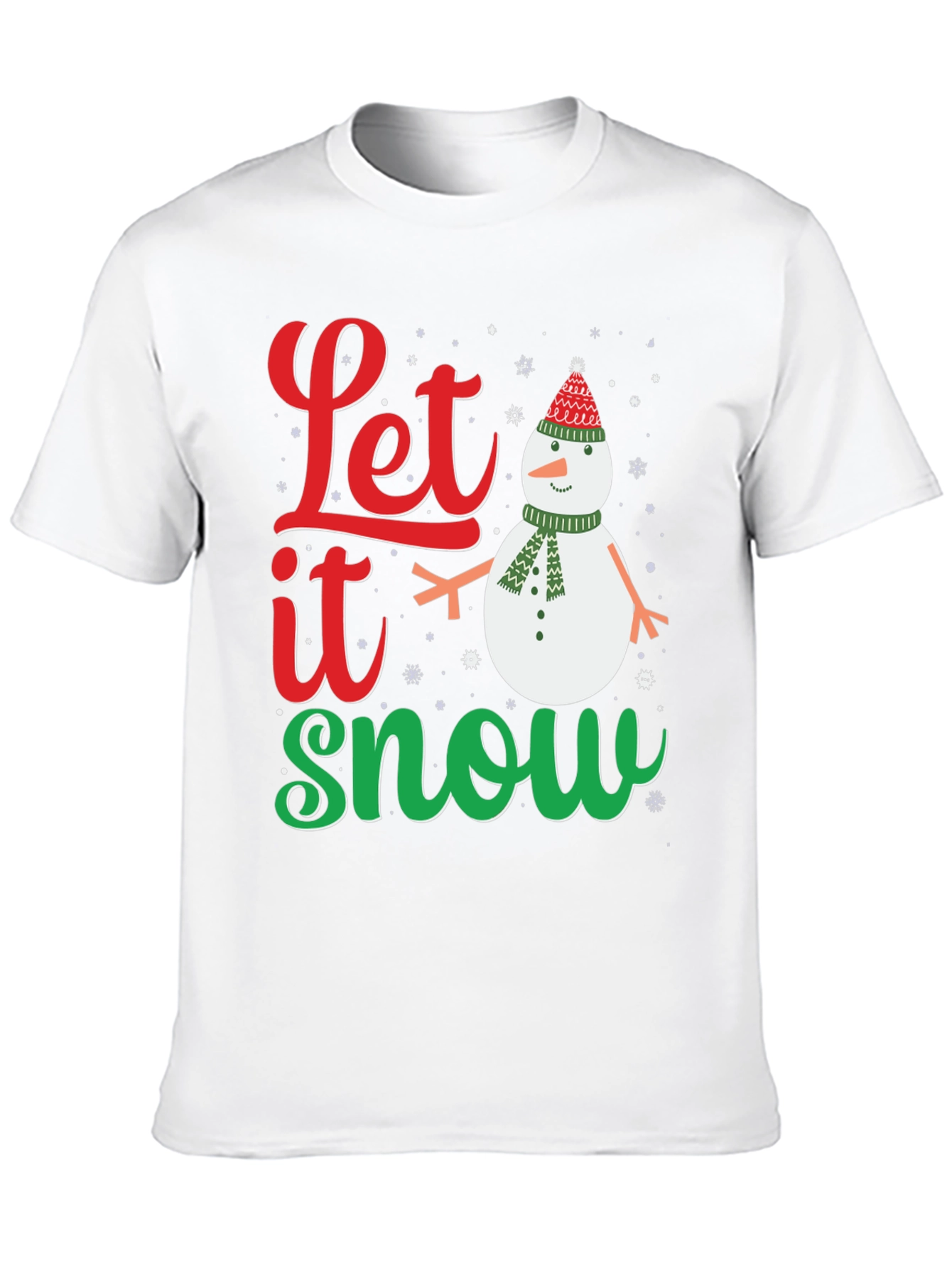 Let it Snow Christmas T-Shirt - Festive Holiday Apparel