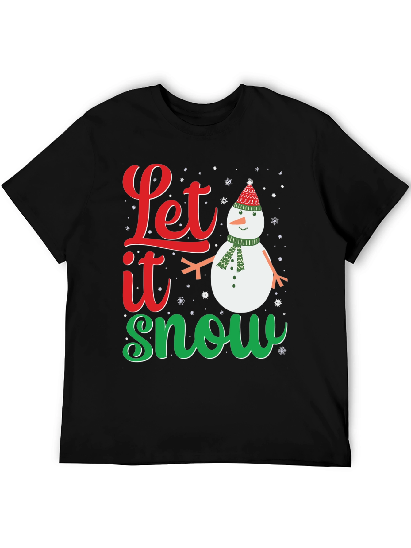 Let it Snow Christmas T-Shirt - Festive Holiday Apparel