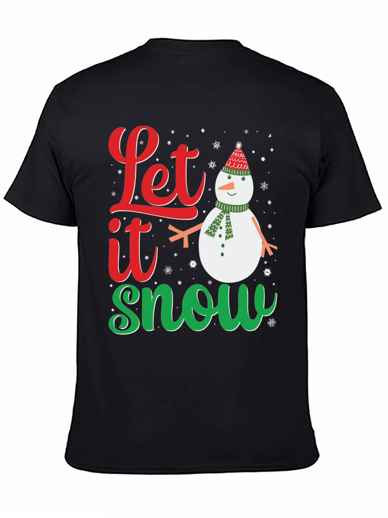 Let it Snow Christmas T-Shirt - Festive Holiday Apparel