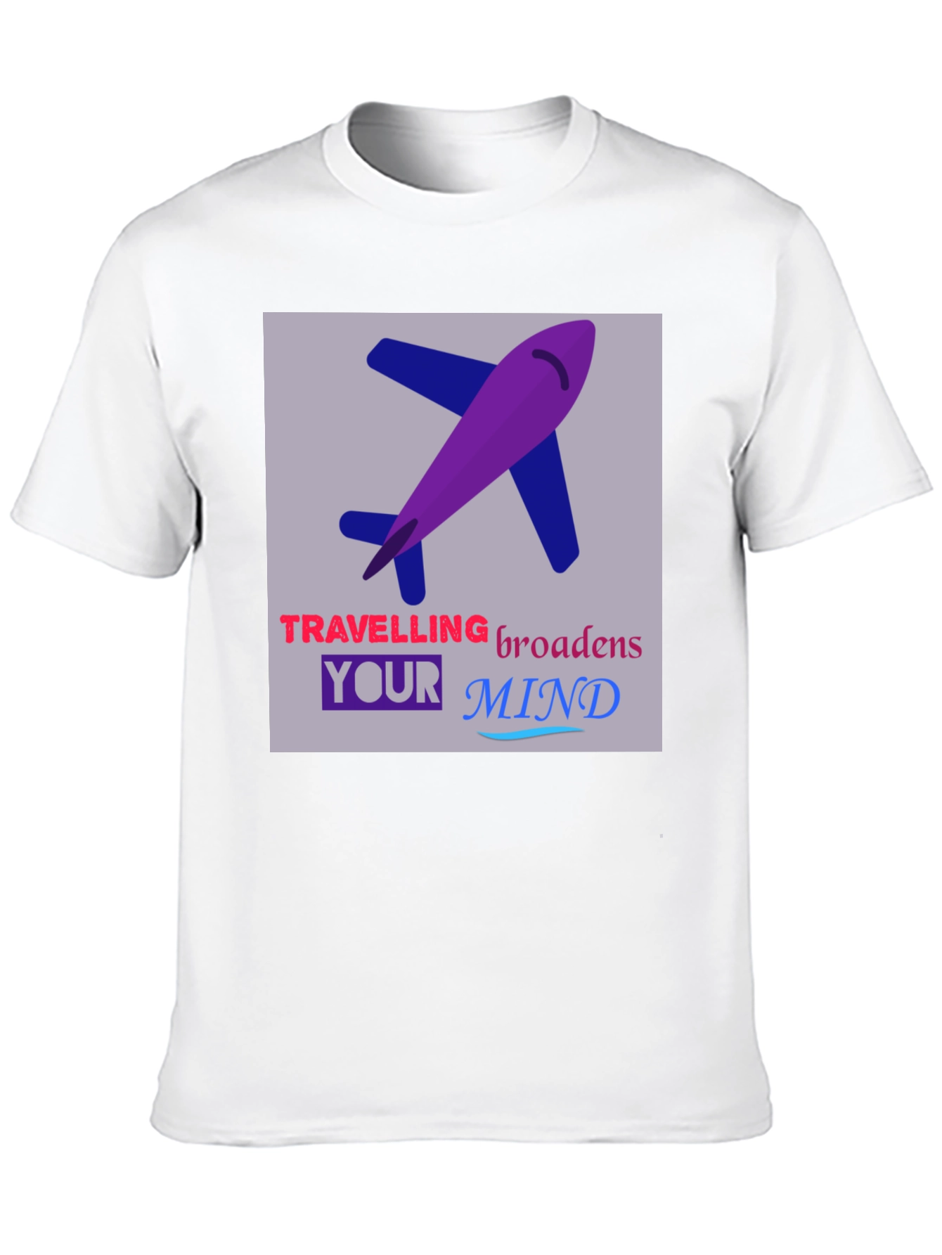 Travel Lover Graphic Tee - Airplane Design
