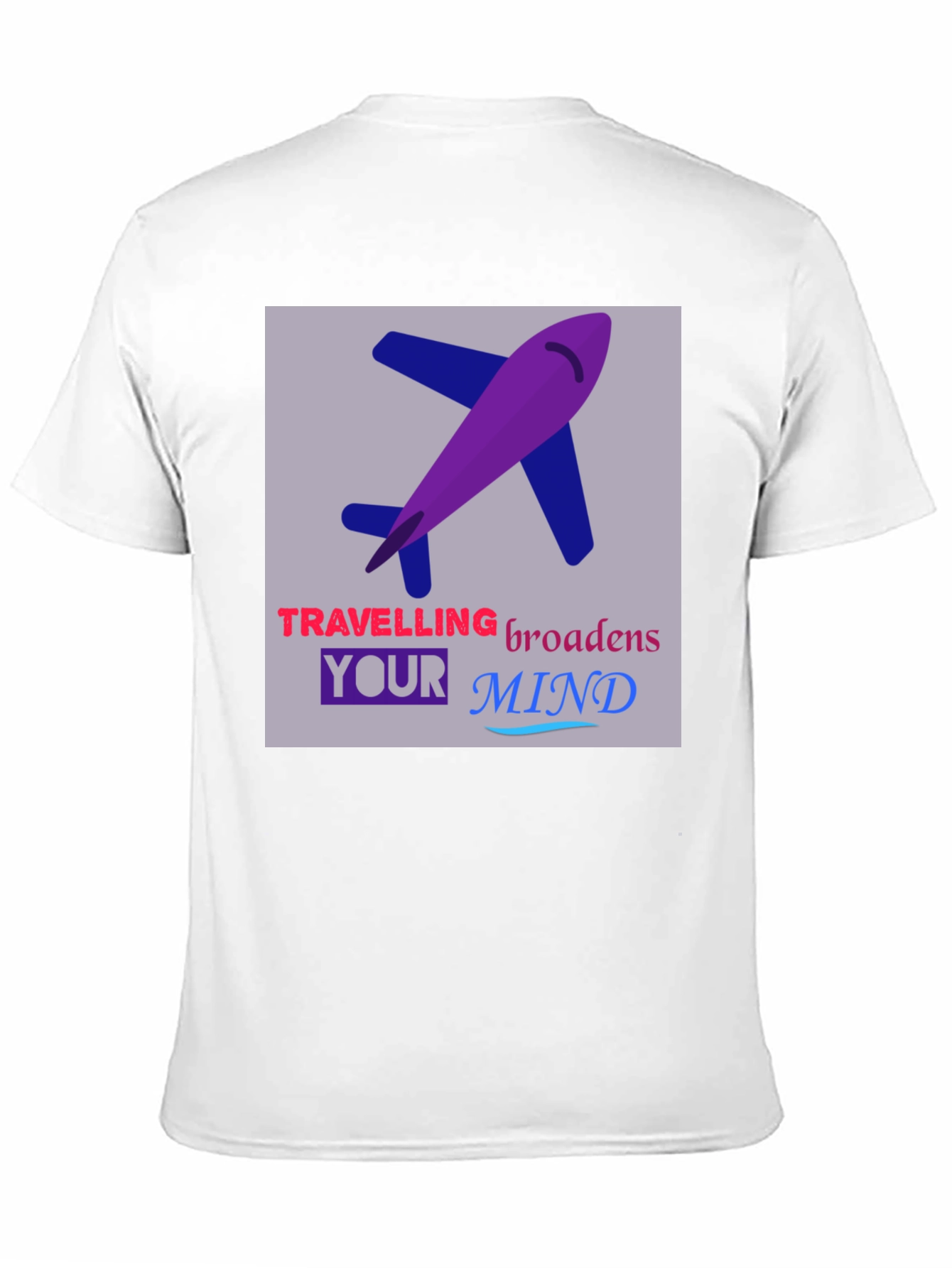 Travel Lover Graphic Tee - Airplane Design