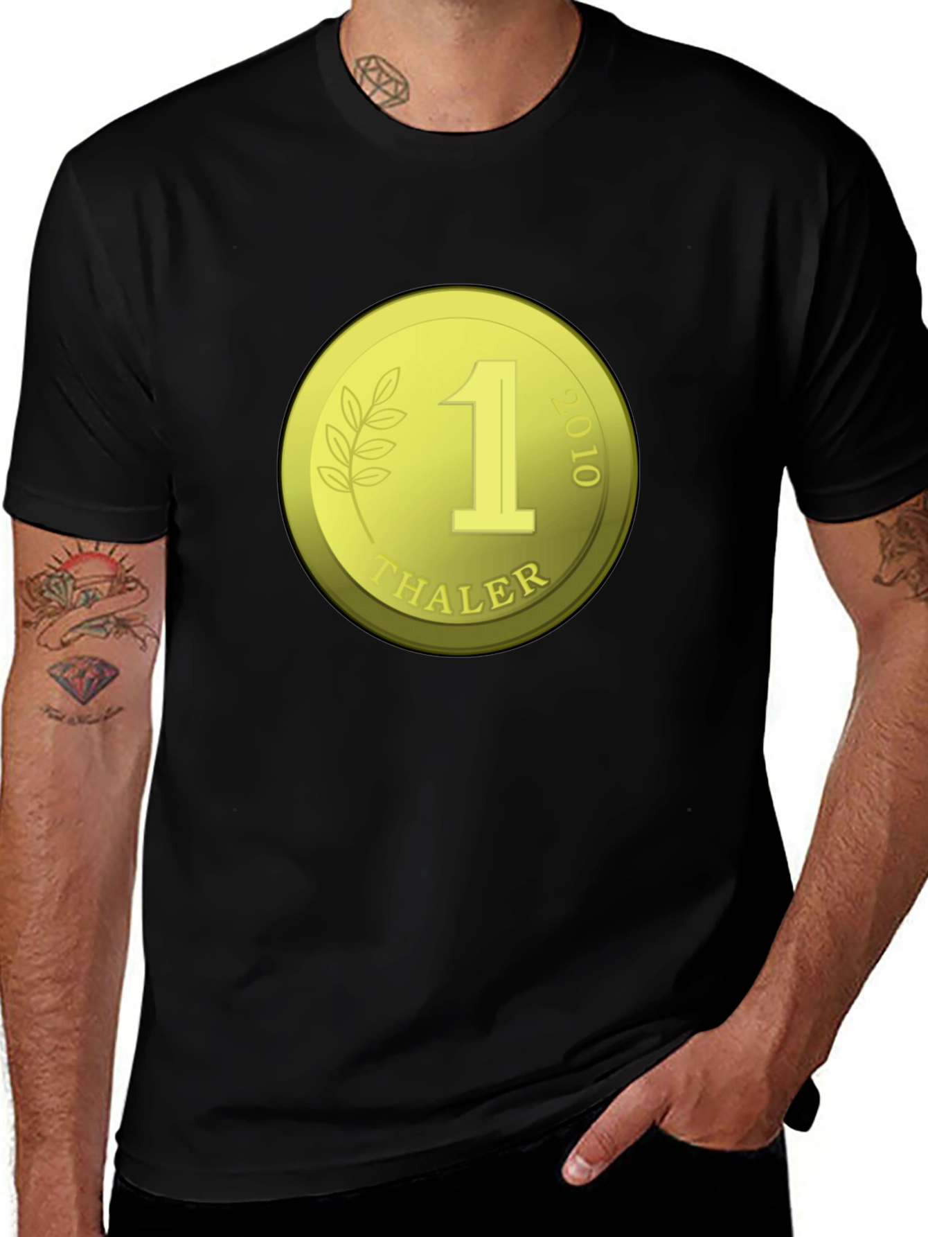 Novelty Coin Design T-Shirt