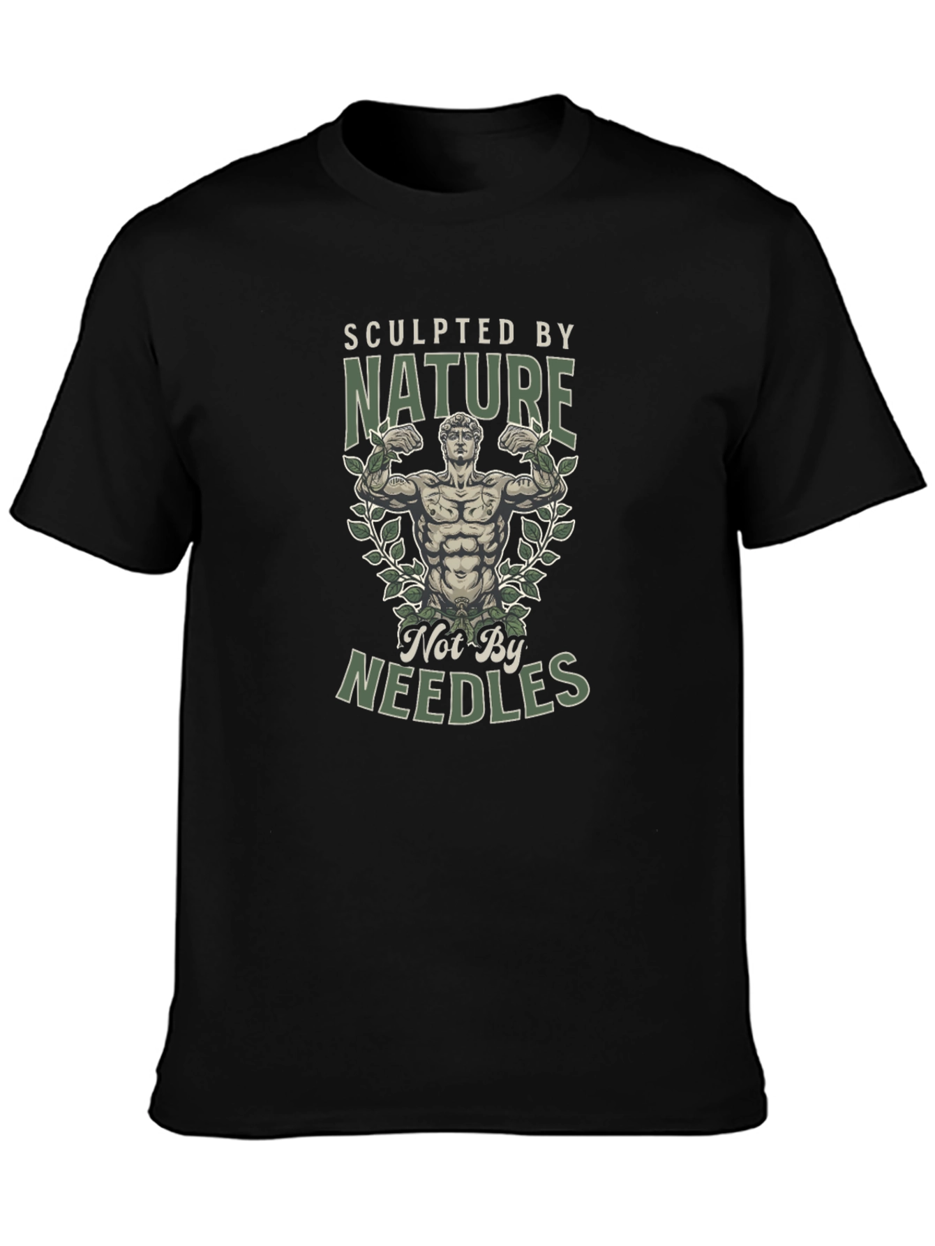Sculpted by Nature T-Shirt - Natural Bodybuilding Tee