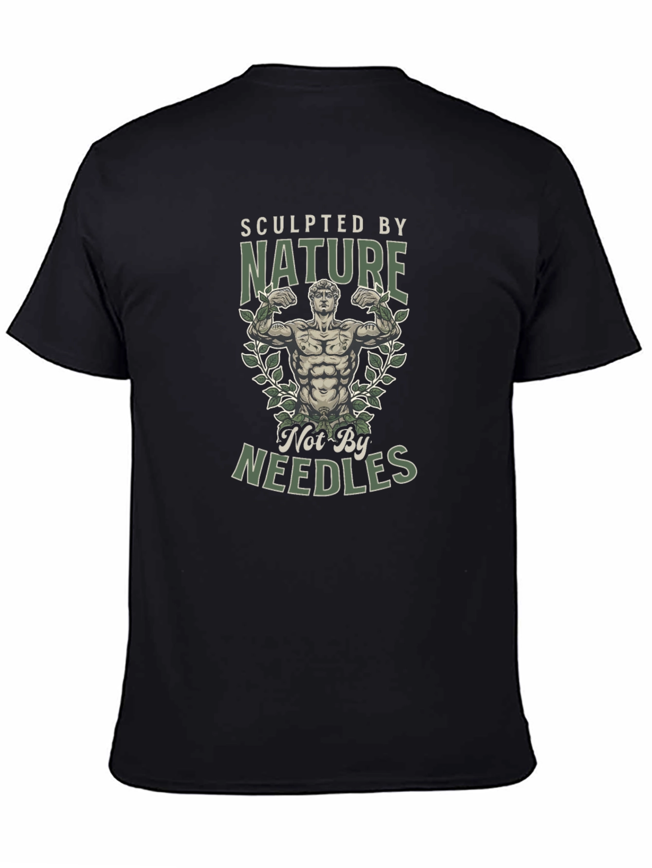 Sculpted by Nature T-Shirt - Natural Bodybuilding Tee