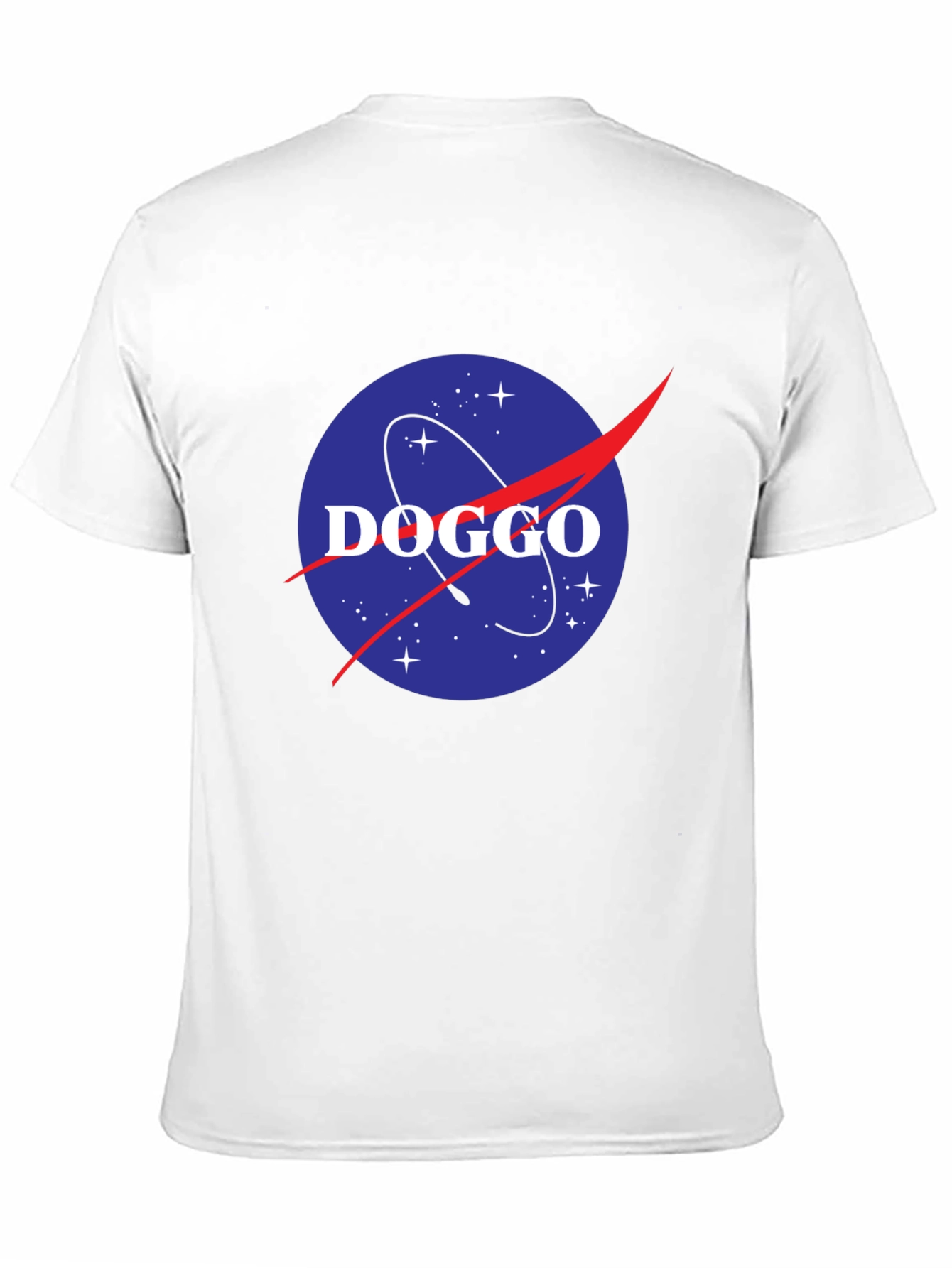 DOGGO NASA Inspired Black T-Shirt