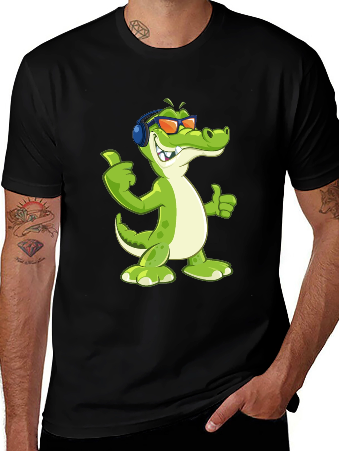 Cool Alligator Graphic T-Shirt
