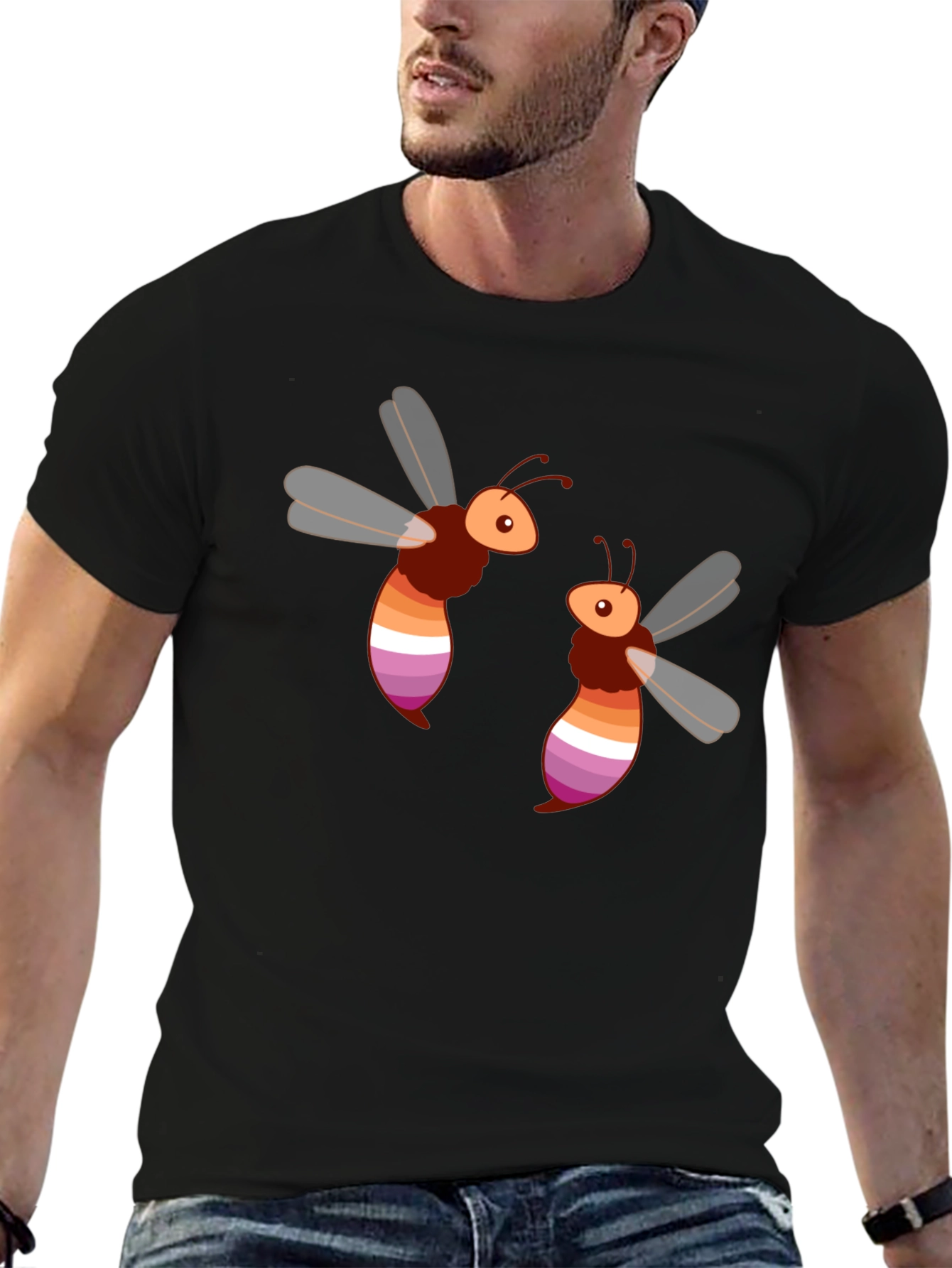 Lesbian Pride Bees T-Shirt