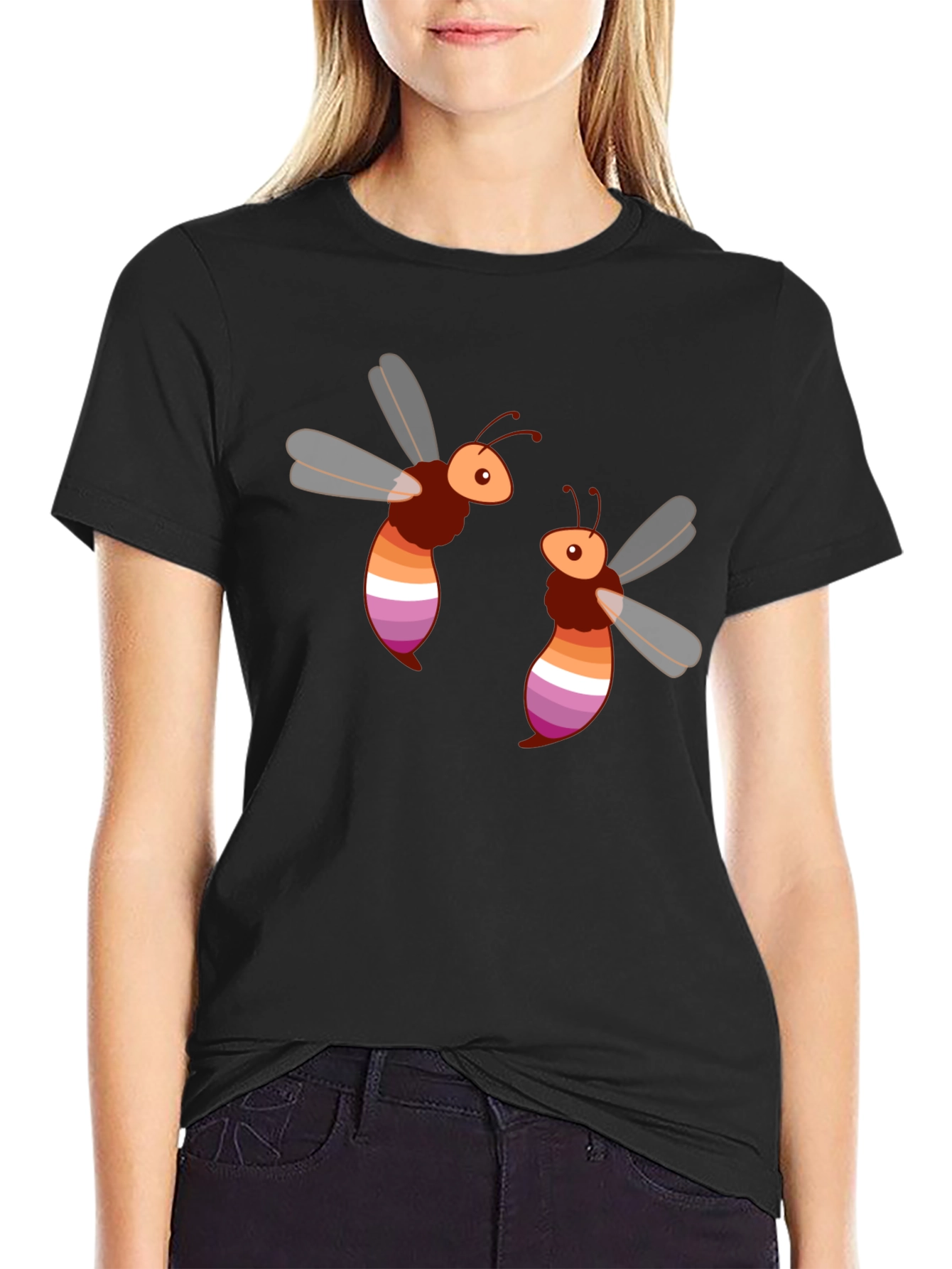 Lesbian Pride Bees T-Shirt