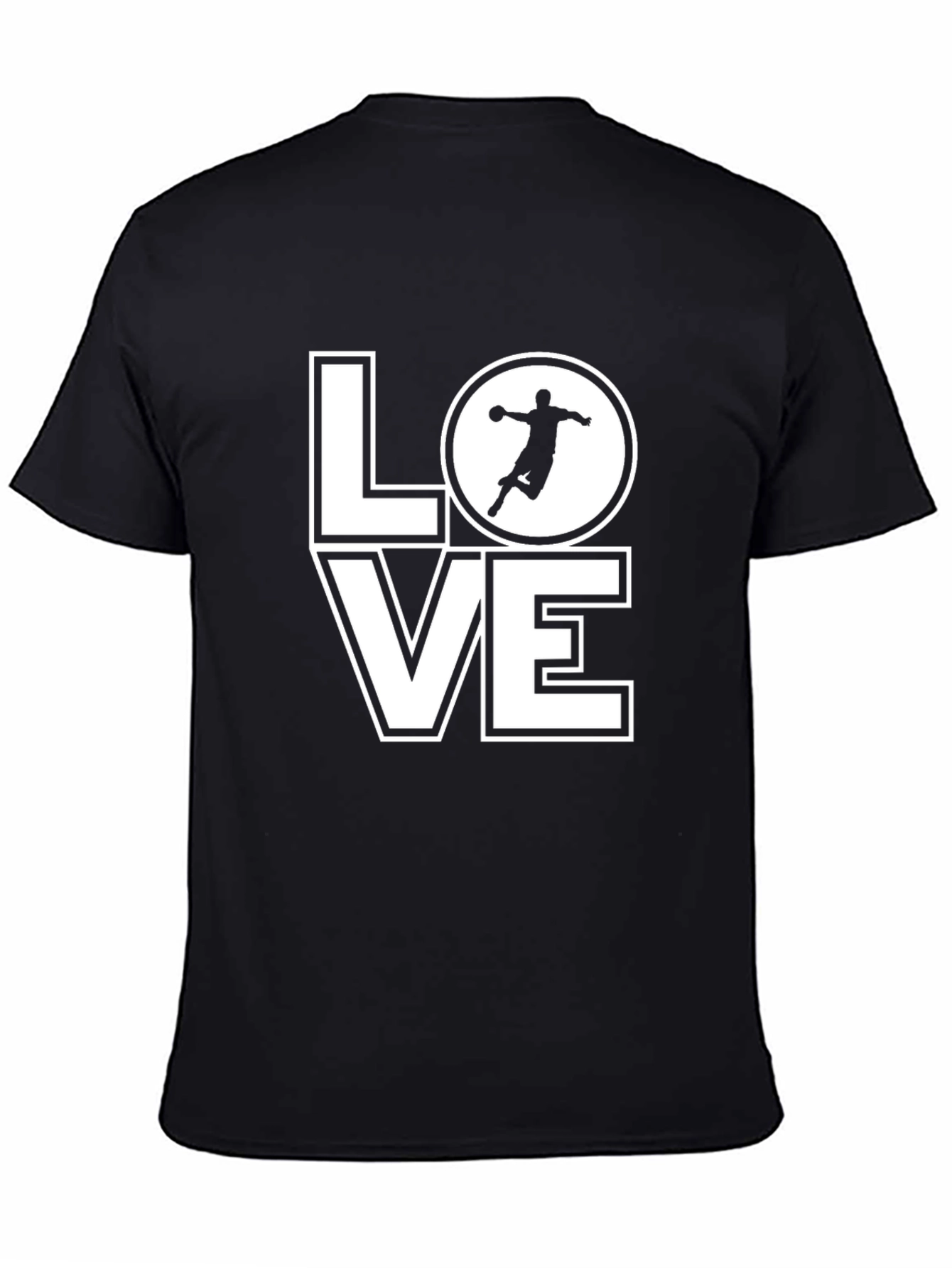 LOVE Handball T-Shirt Black Graphic Tee