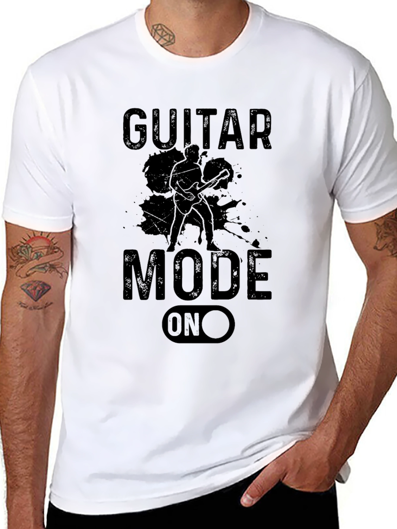 Guitar Mode On T-Shirt