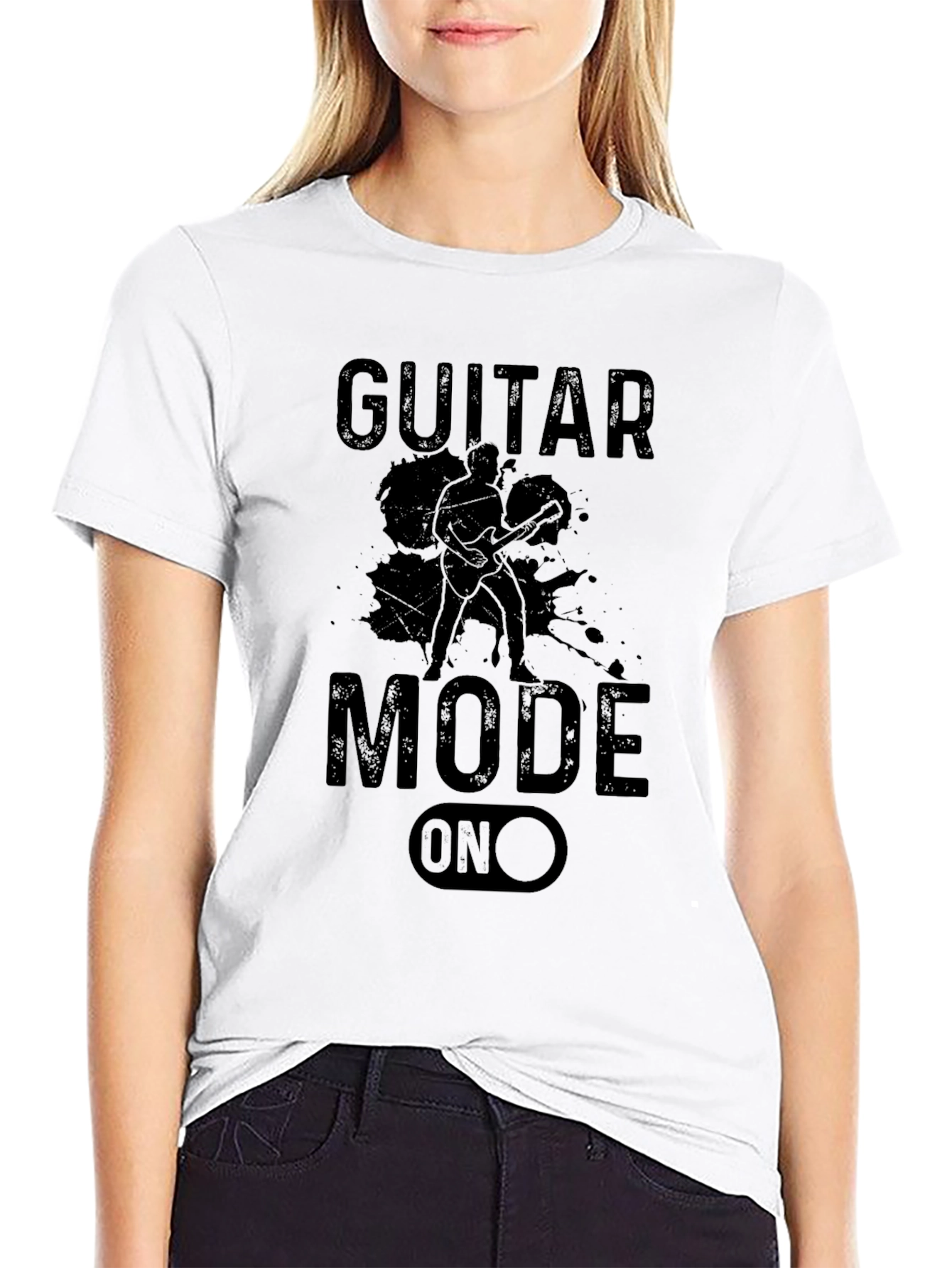 Guitar Mode On T-Shirt