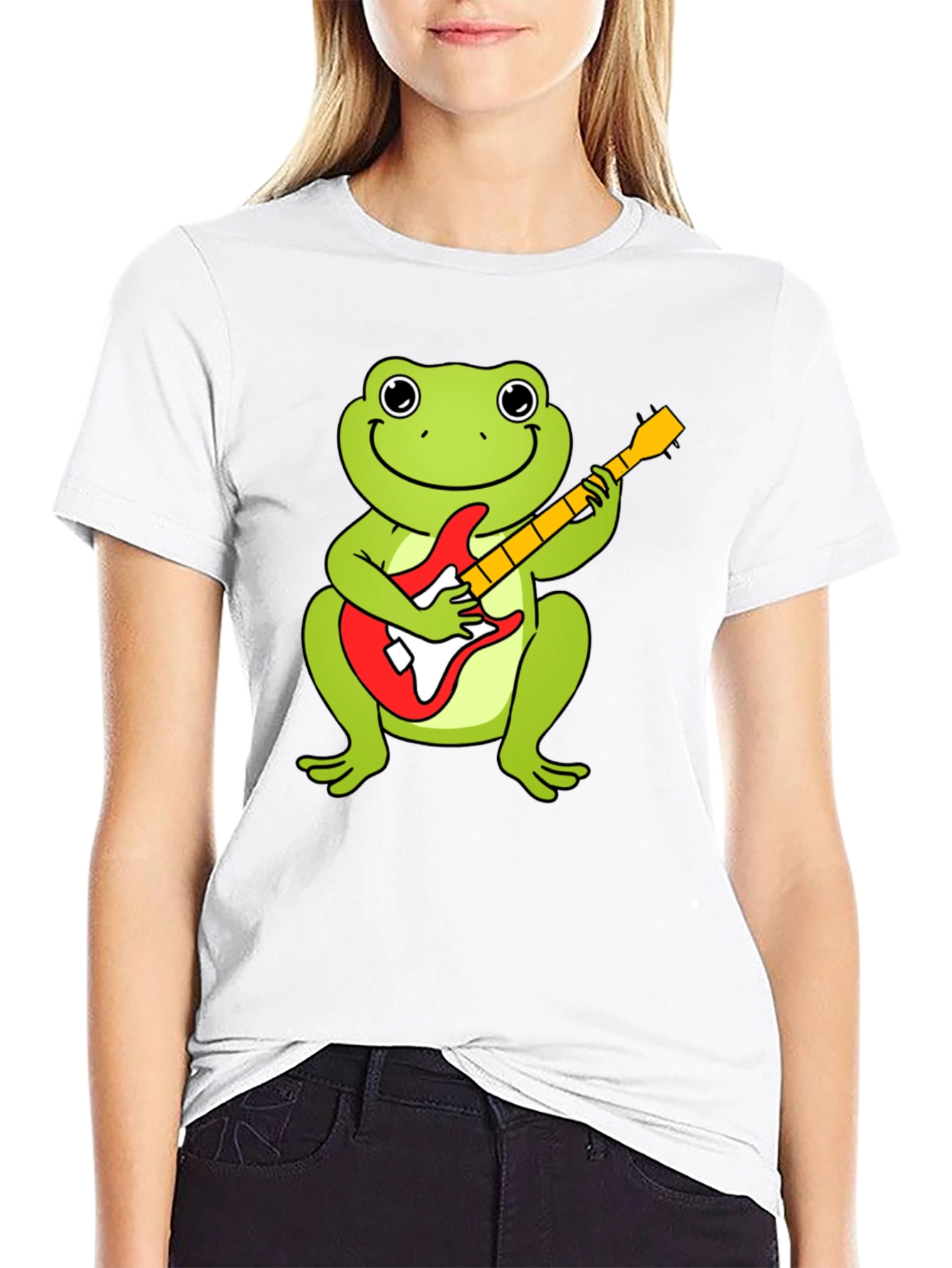 Frog Guitarist Graphic T-Shirt