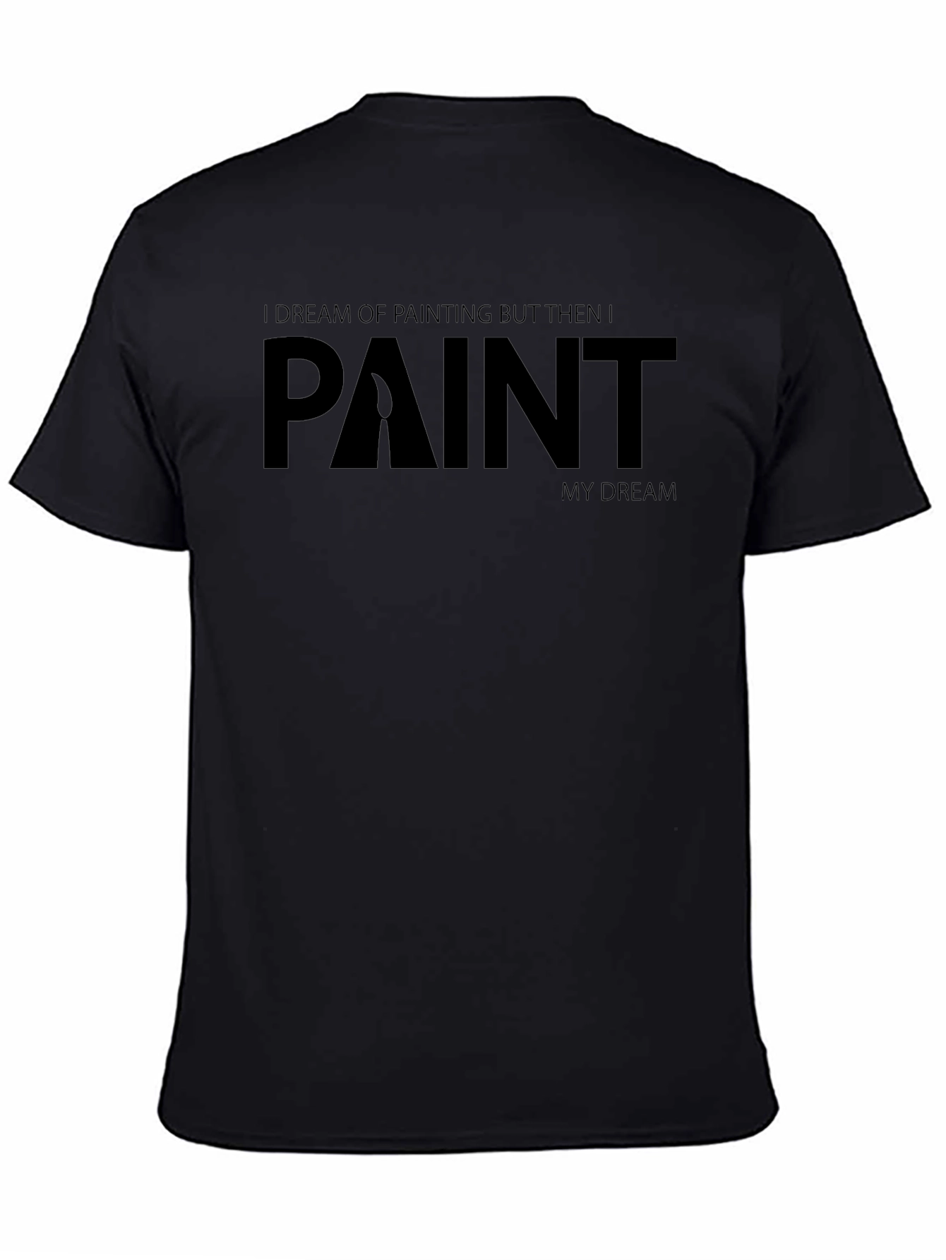 Painters Dream T-Shirt - Black Graphic Tee