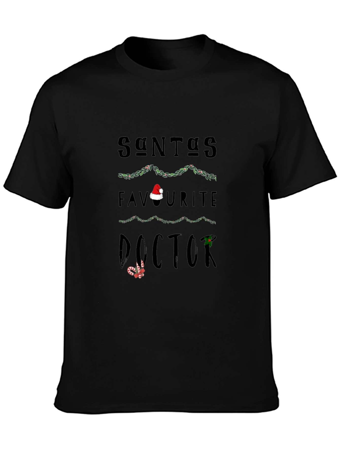 Santas Favorite Doctor Christmas T-Shirt