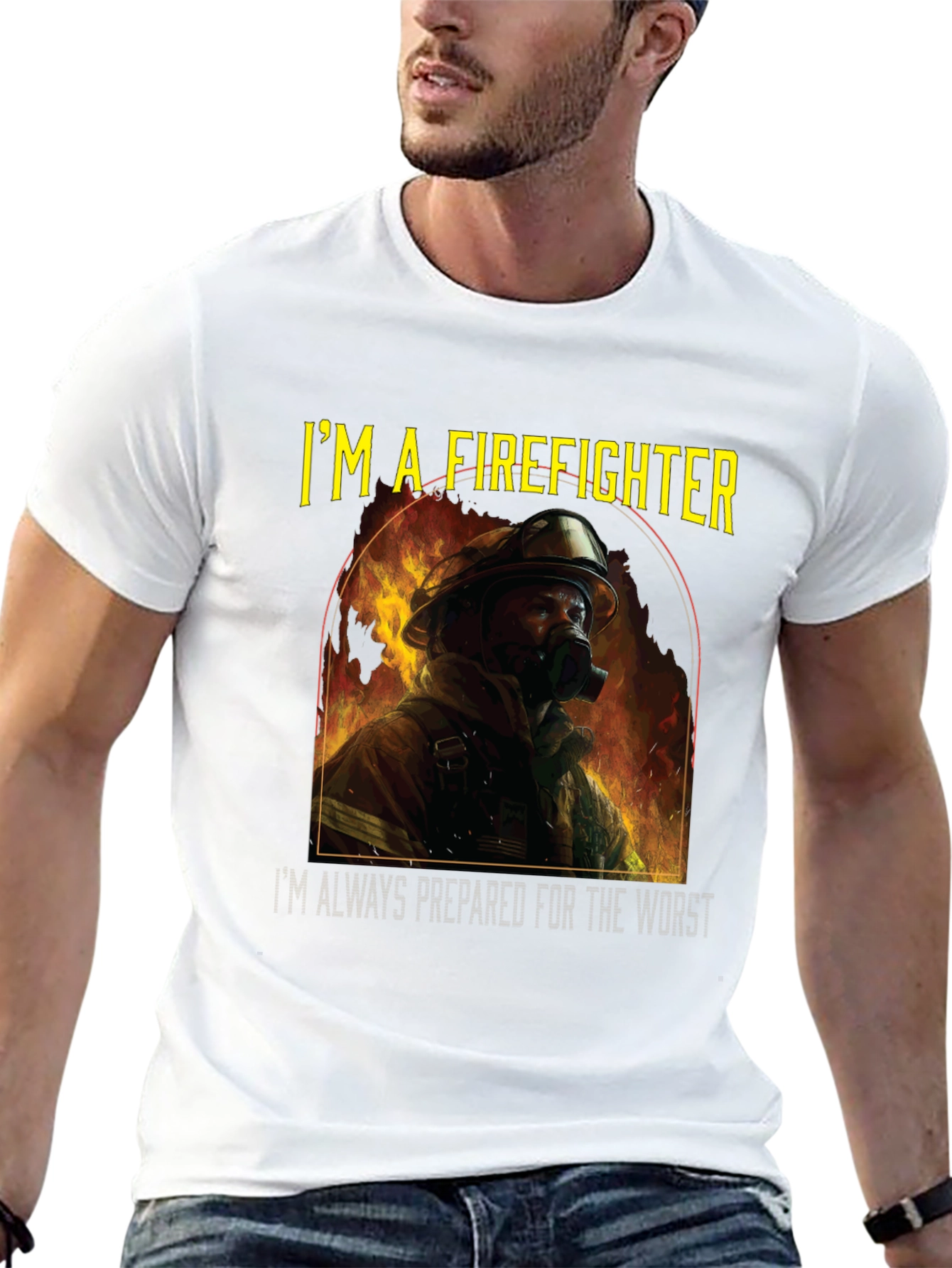Firefighter T-Shirt - Im a Firefighter Design