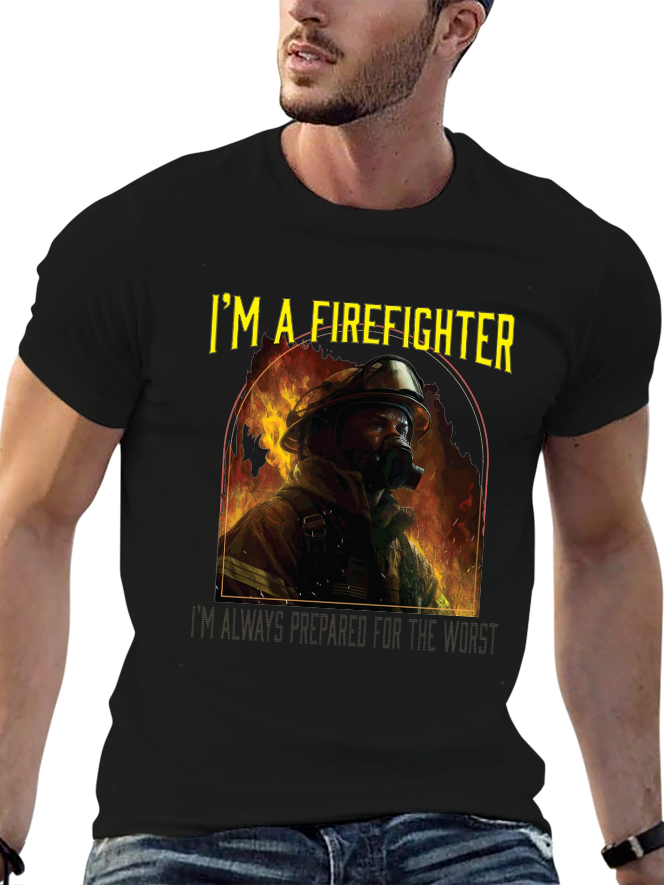Firefighter T-Shirt - Im a Firefighter Design