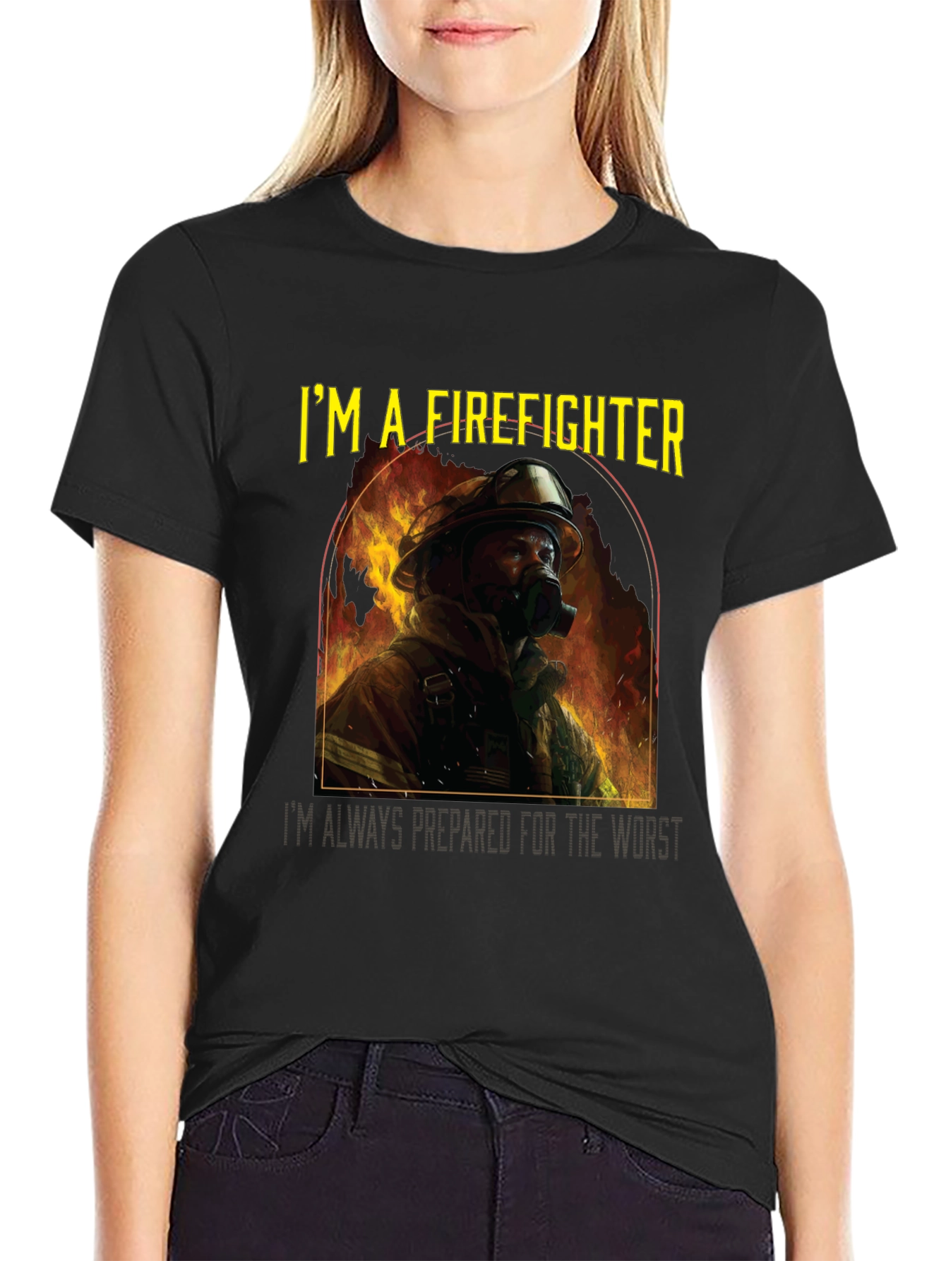Firefighter T-Shirt - Im a Firefighter Design