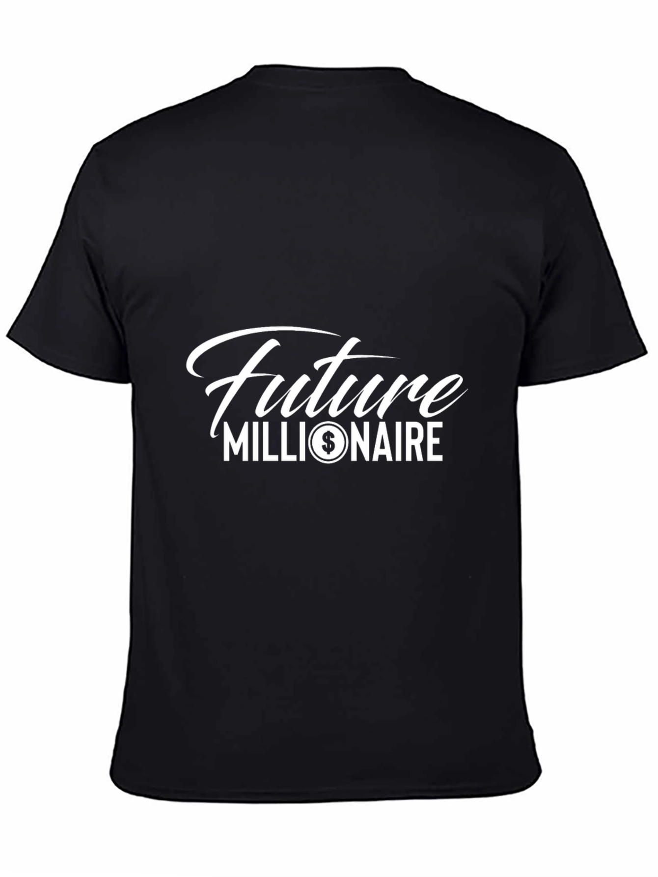 Future Millionaire Graphic Tee - Black