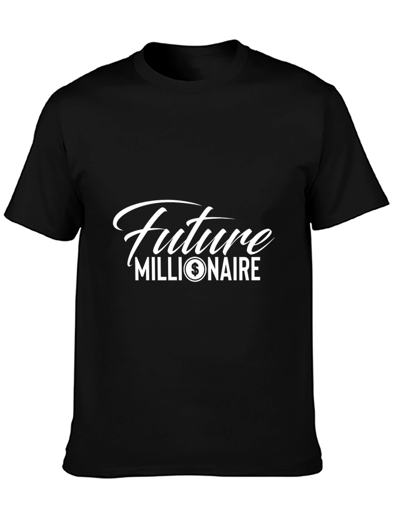 Future Millionaire Graphic Tee - Black