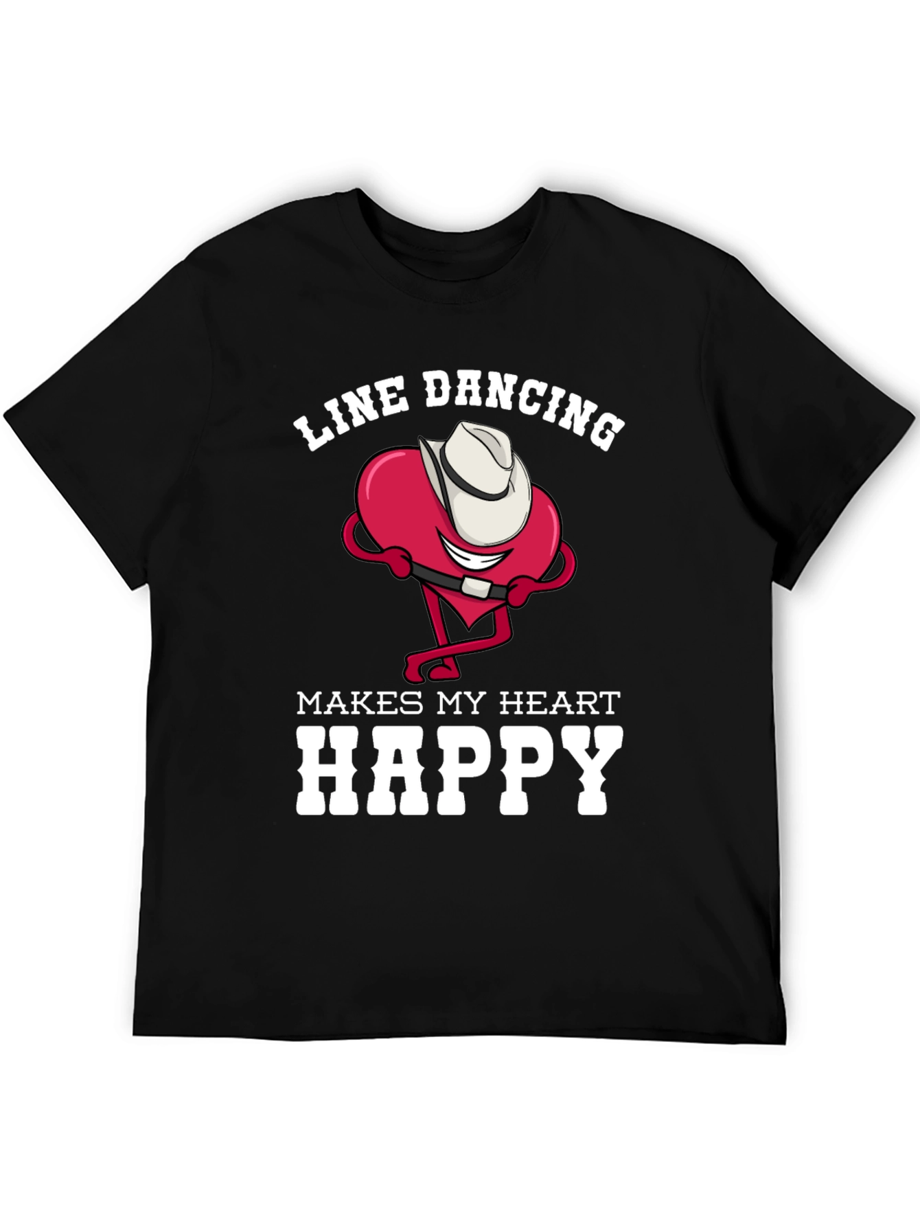 Line Dancing Heart T-Shirt