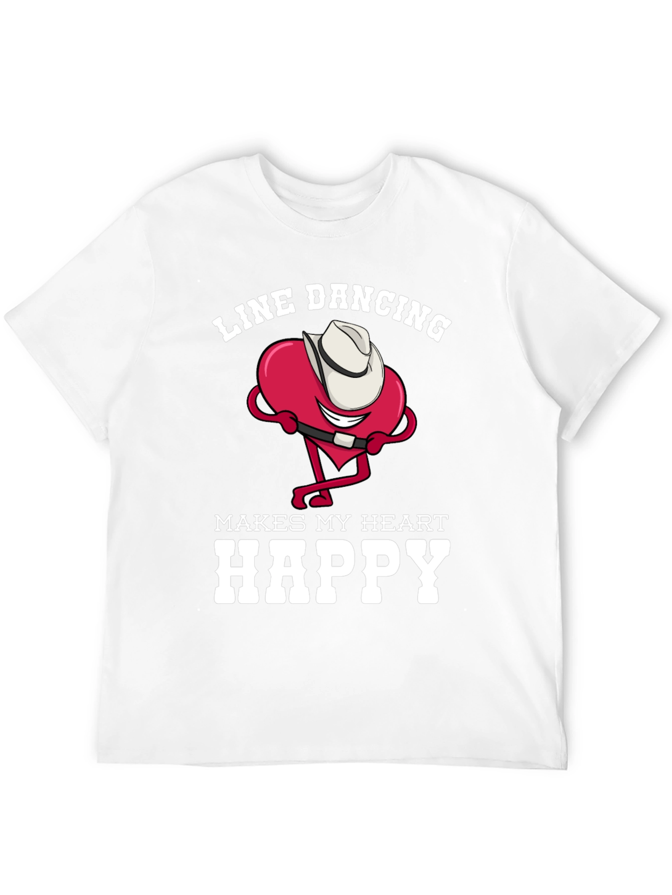 Line Dancing Heart T-Shirt