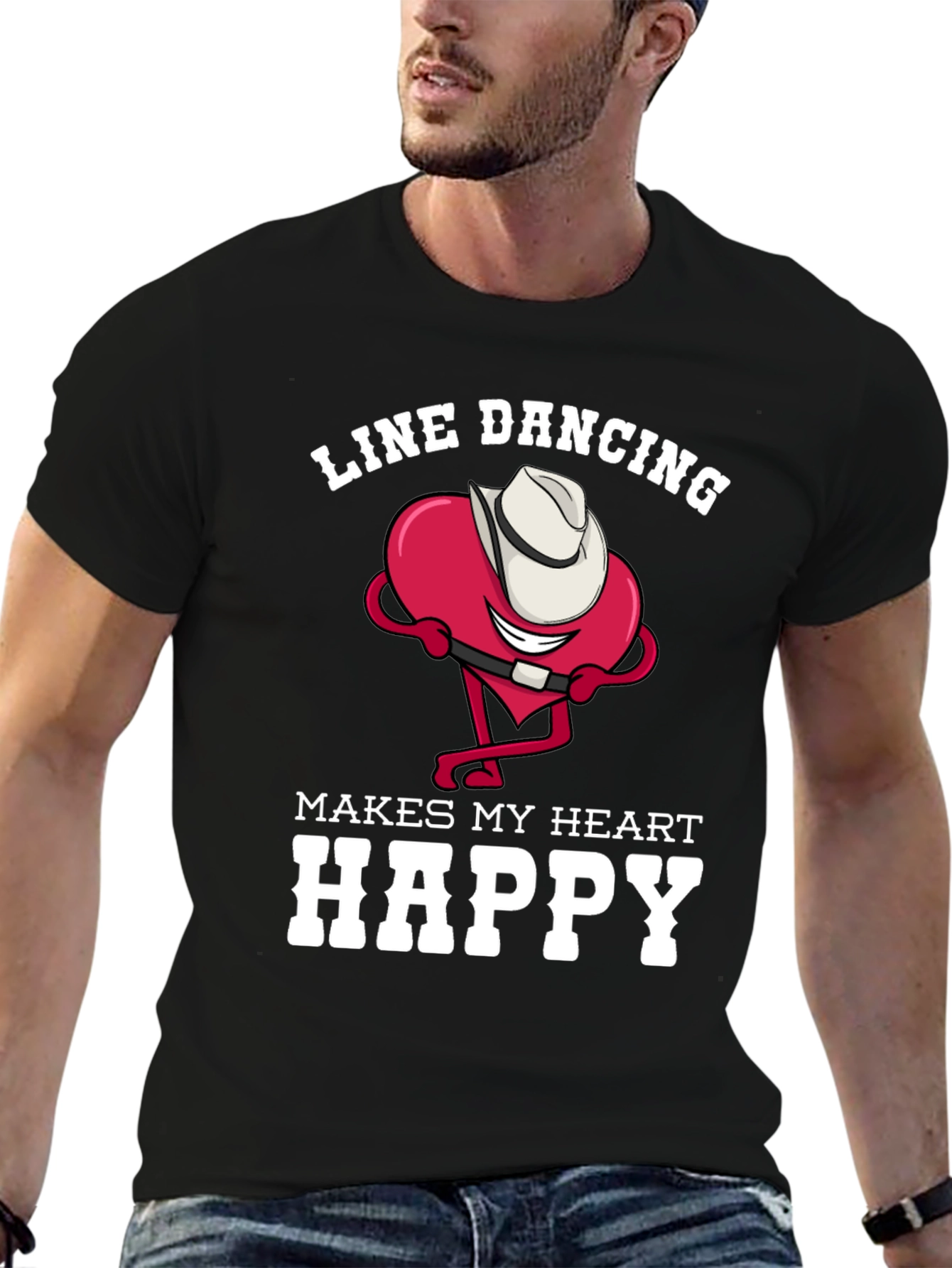 Line Dancing Heart T-Shirt