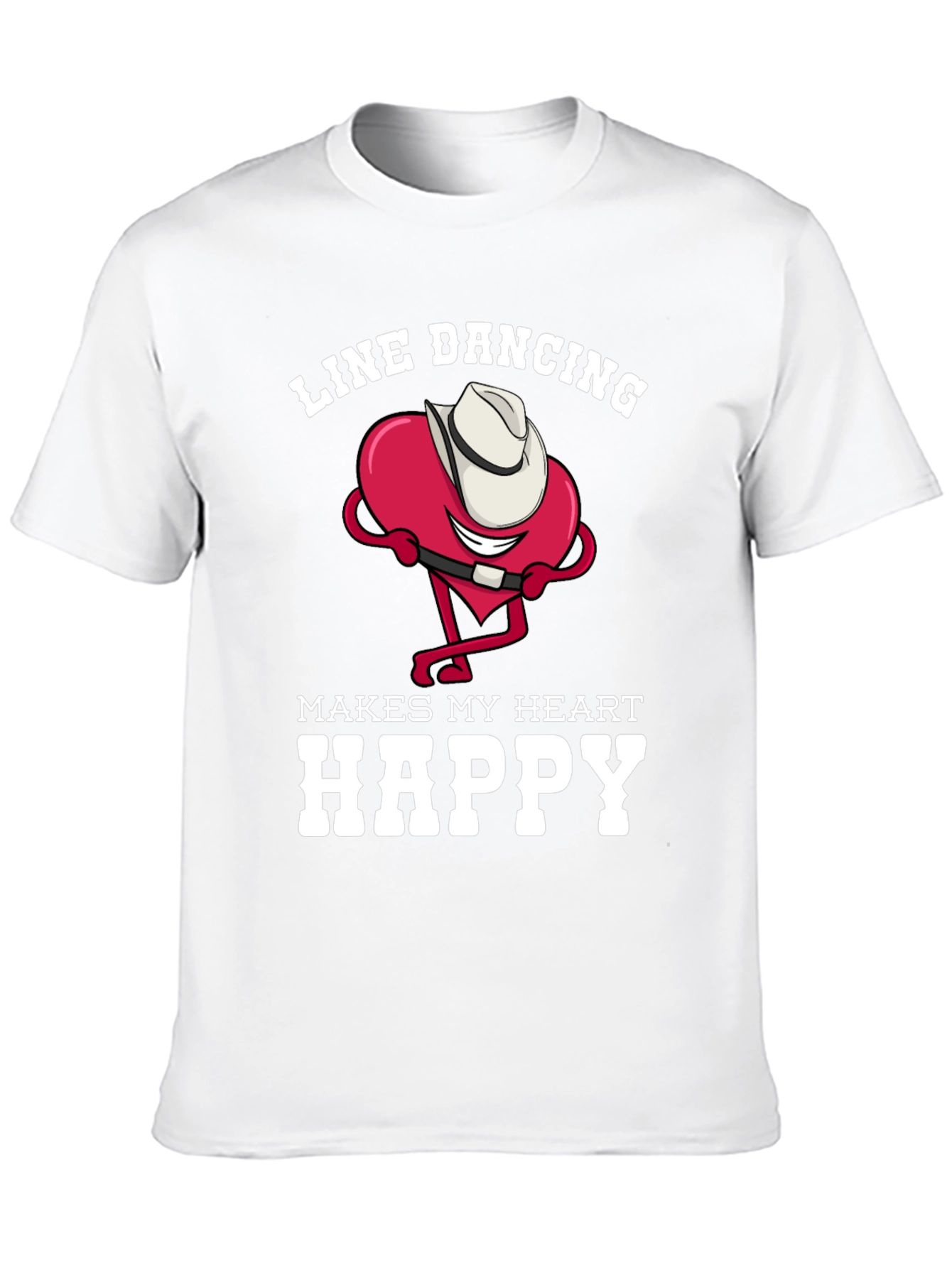 Line Dancing Heart T-Shirt