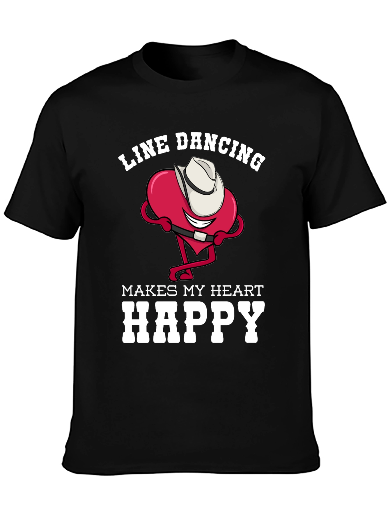 Line Dancing Heart T-Shirt
