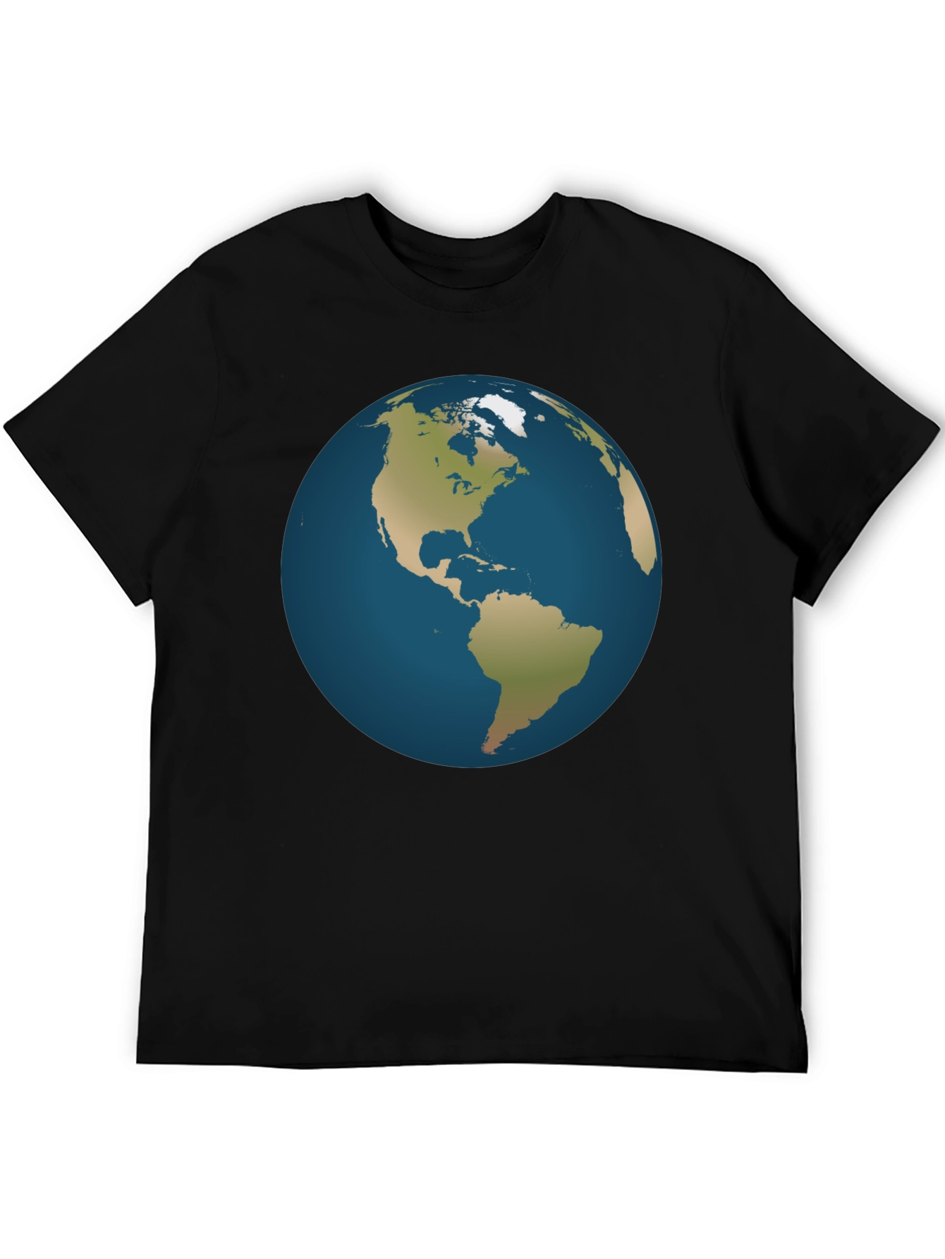 Earth Graphic Black T-Shirt